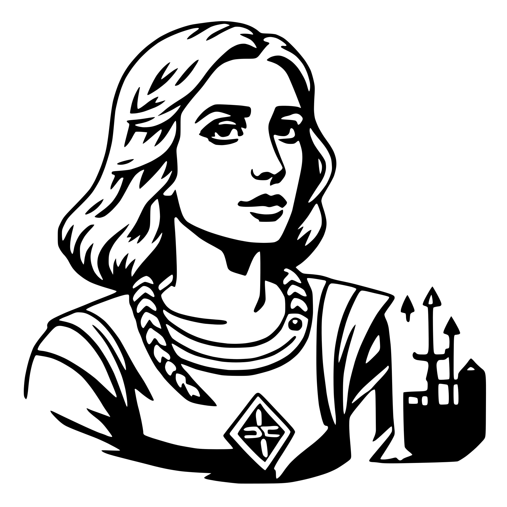 AI-generated SVG of 'frigg'