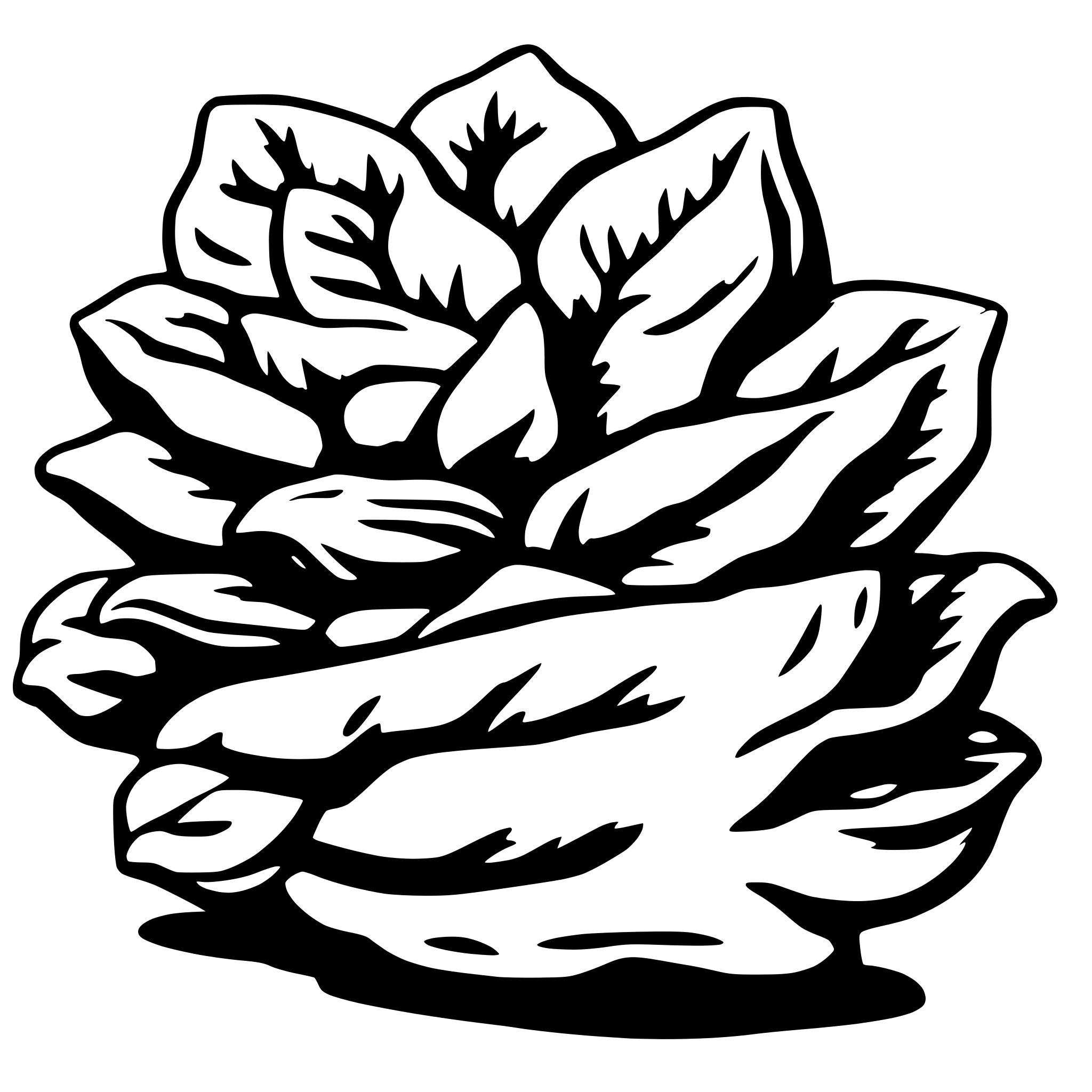 AI-generated SVG of a lettuce