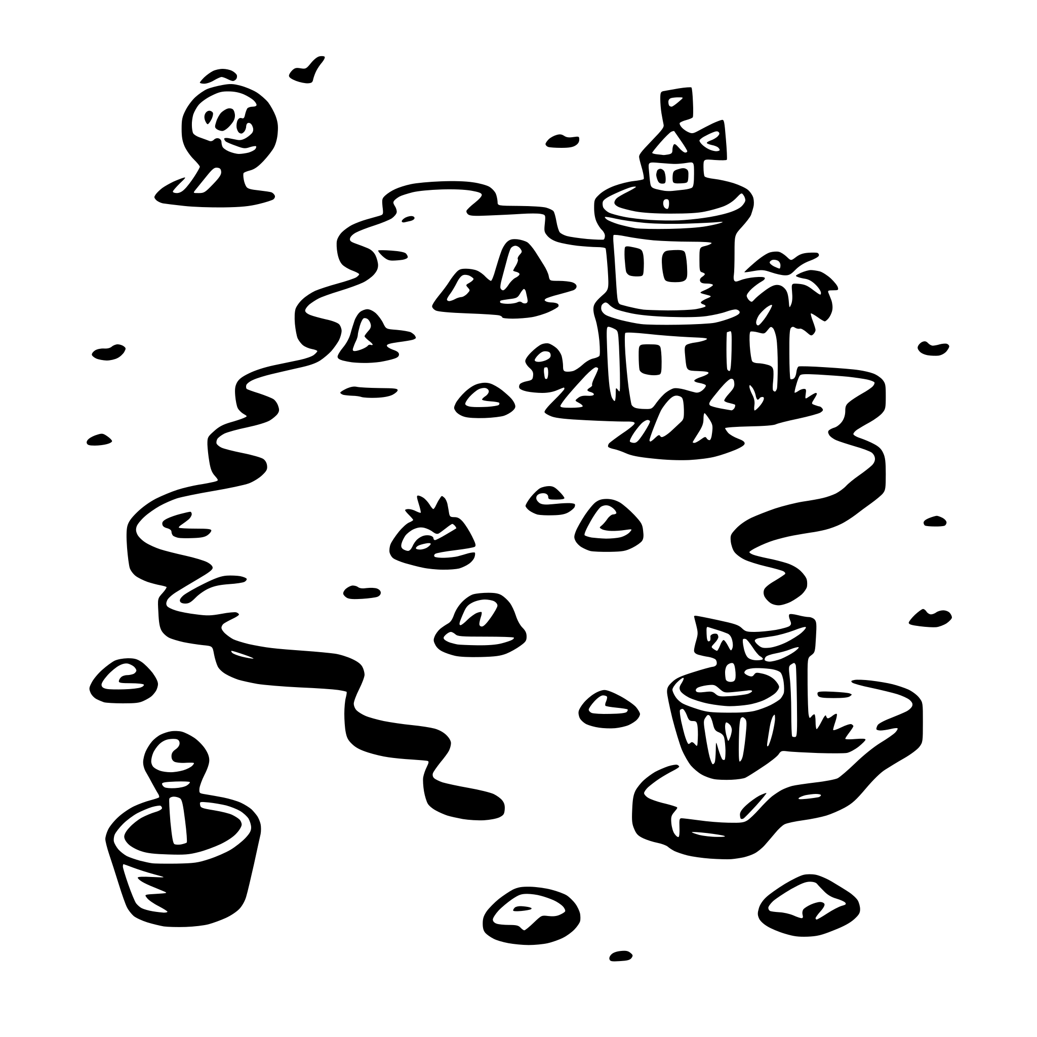 AI-generated SVG of 'pirate treasure map'