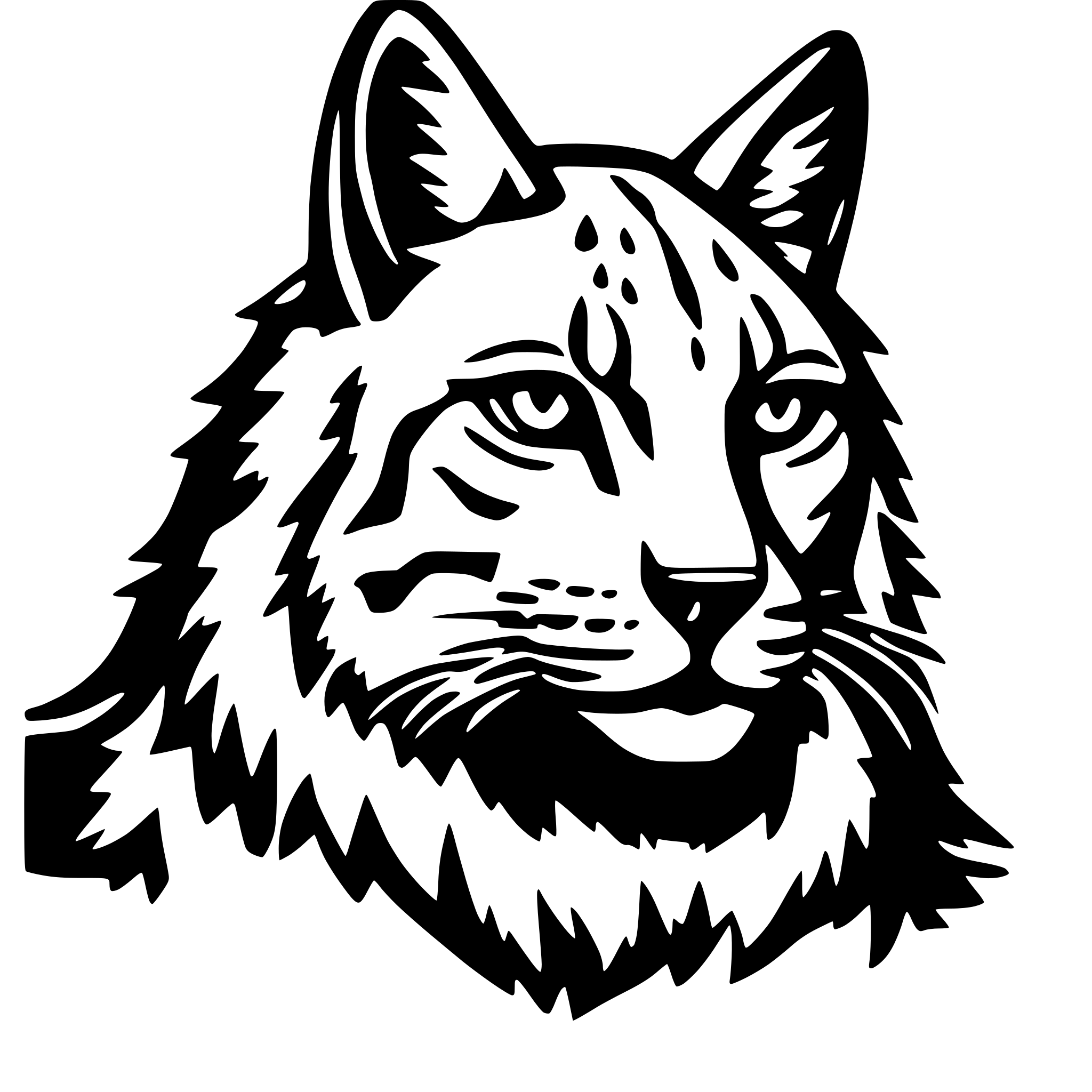 AI-generated SVG of 'lynx seo lines'