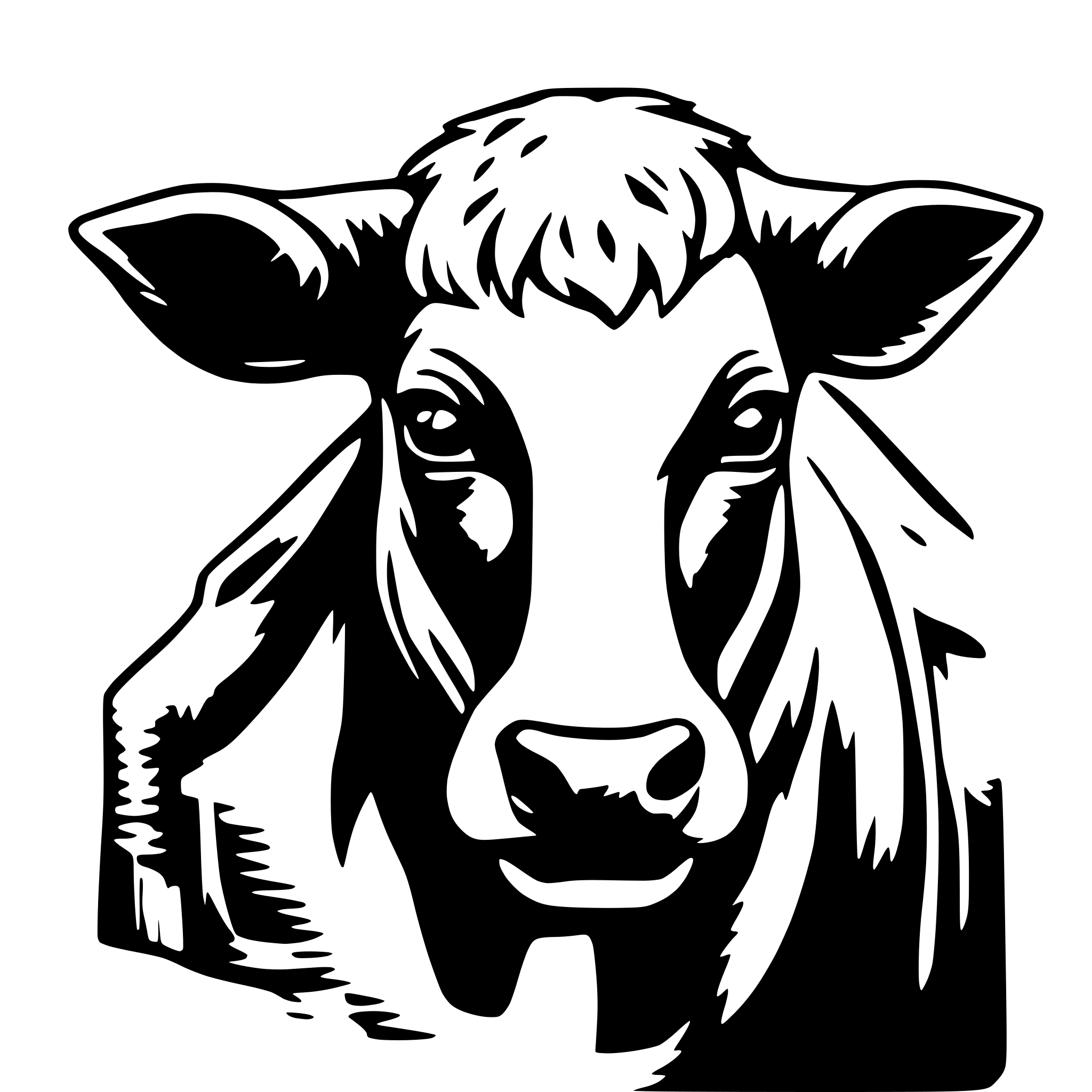 AI-generated SVG of 'Vache'
