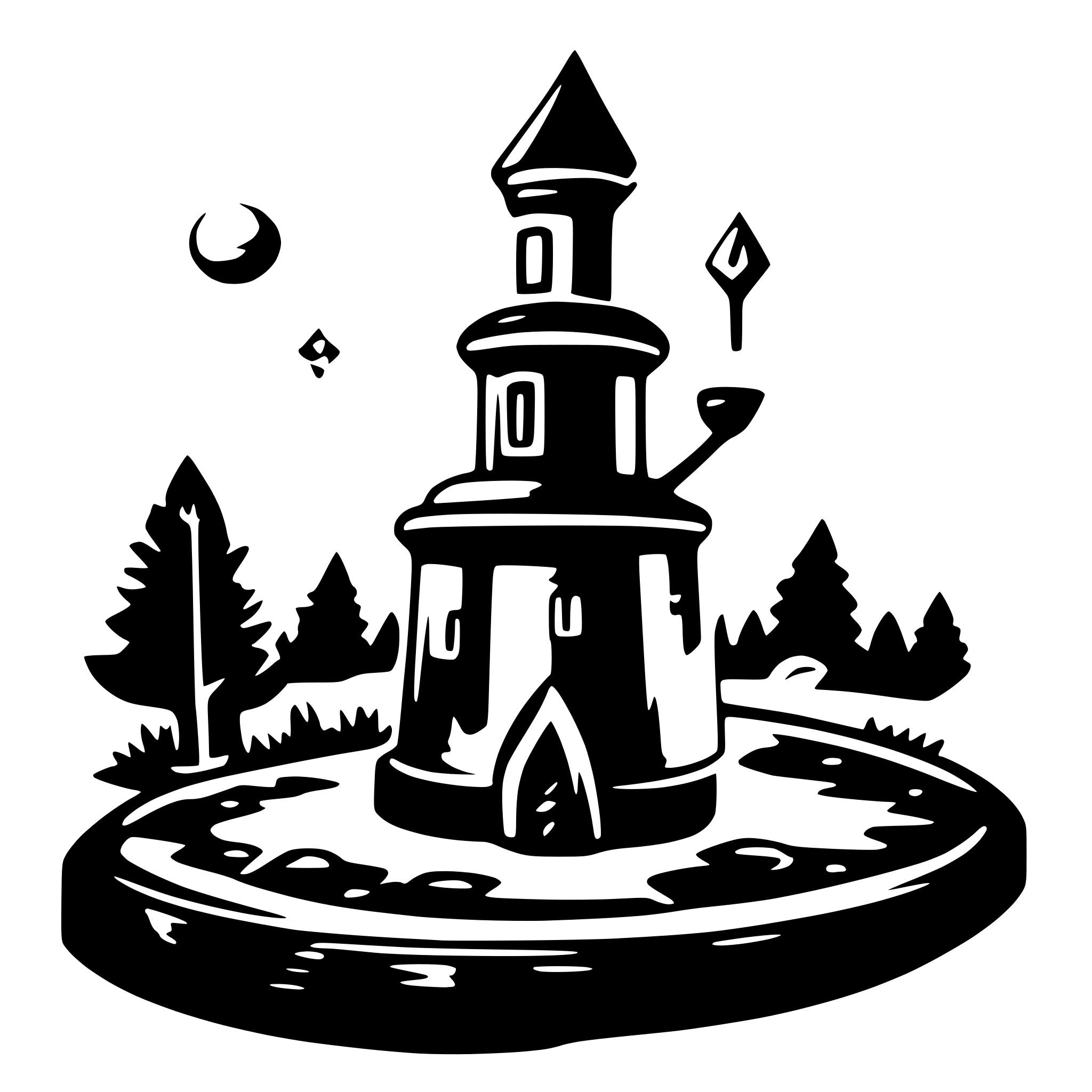 AI-generated SVG of a magic