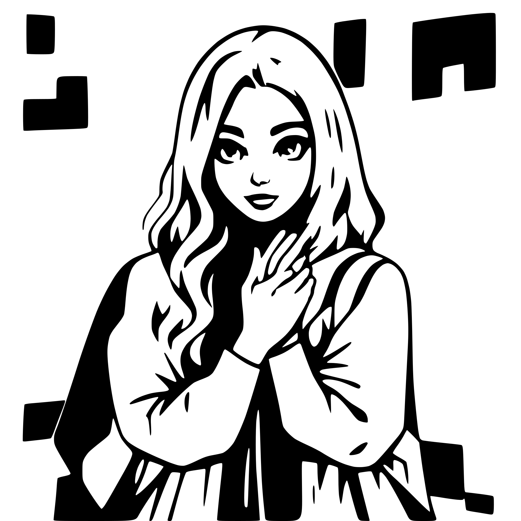 AI-generated SVG of a palestinian people feeling sad