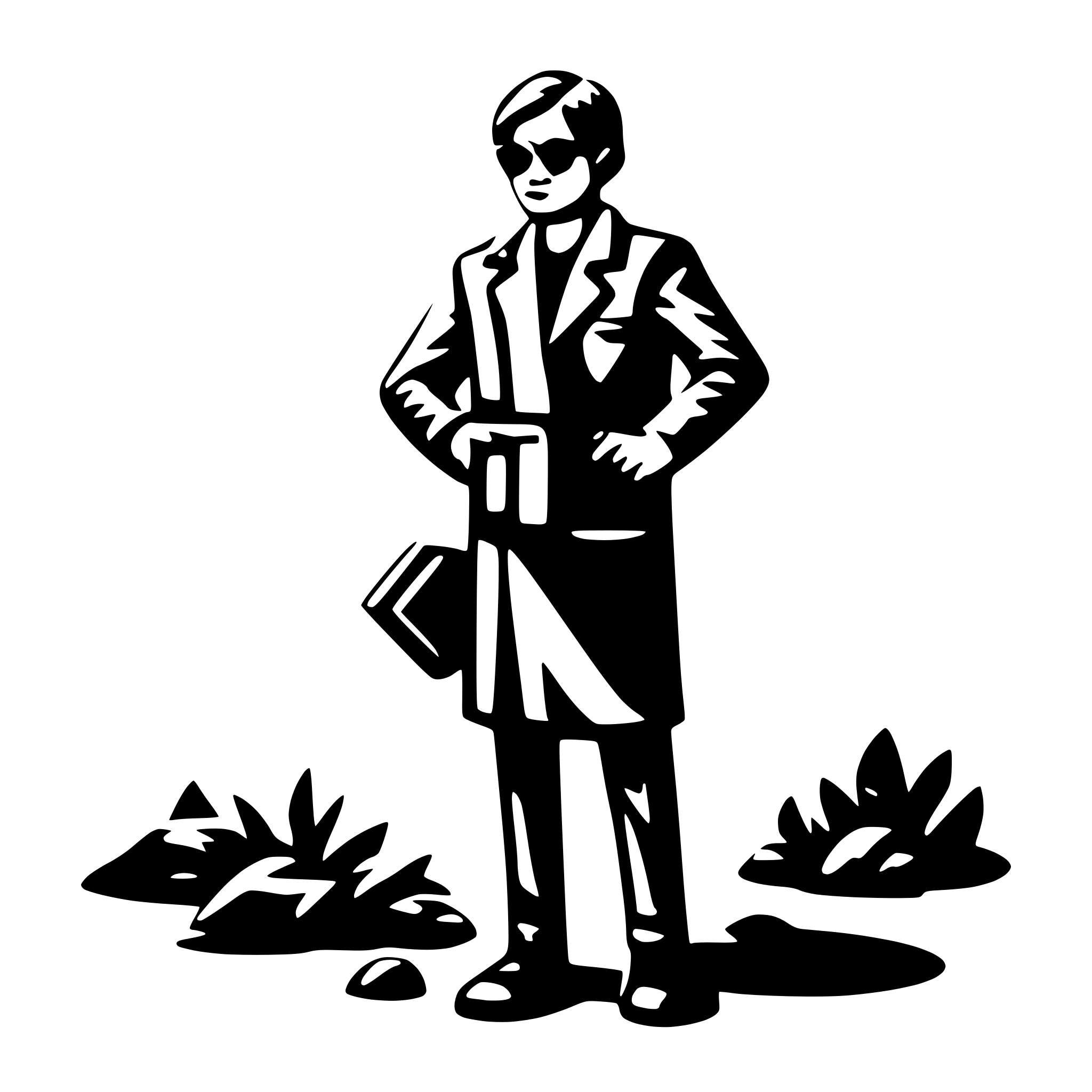 AI-generated SVG of 'search'