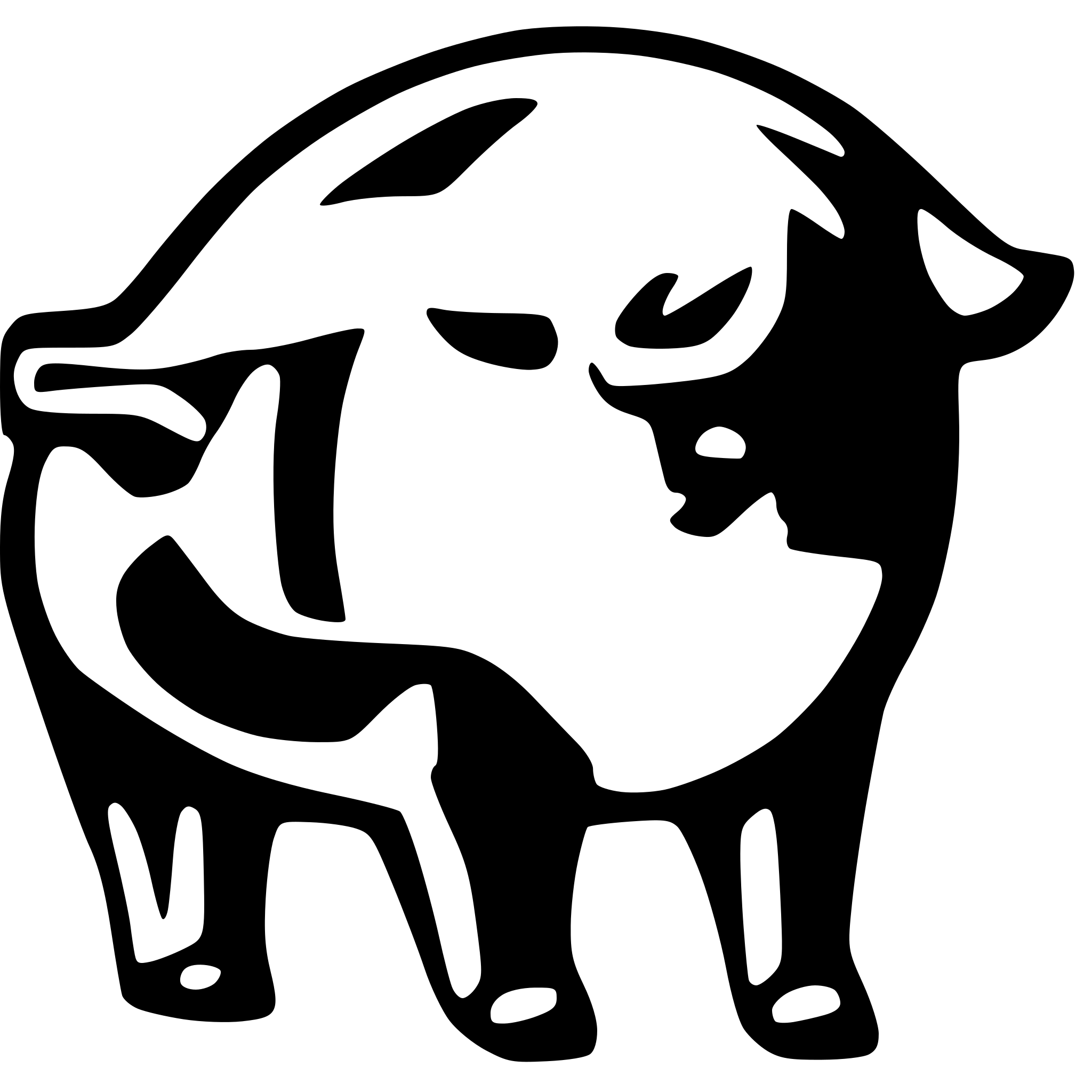 AI-generated SVG of a wild boar