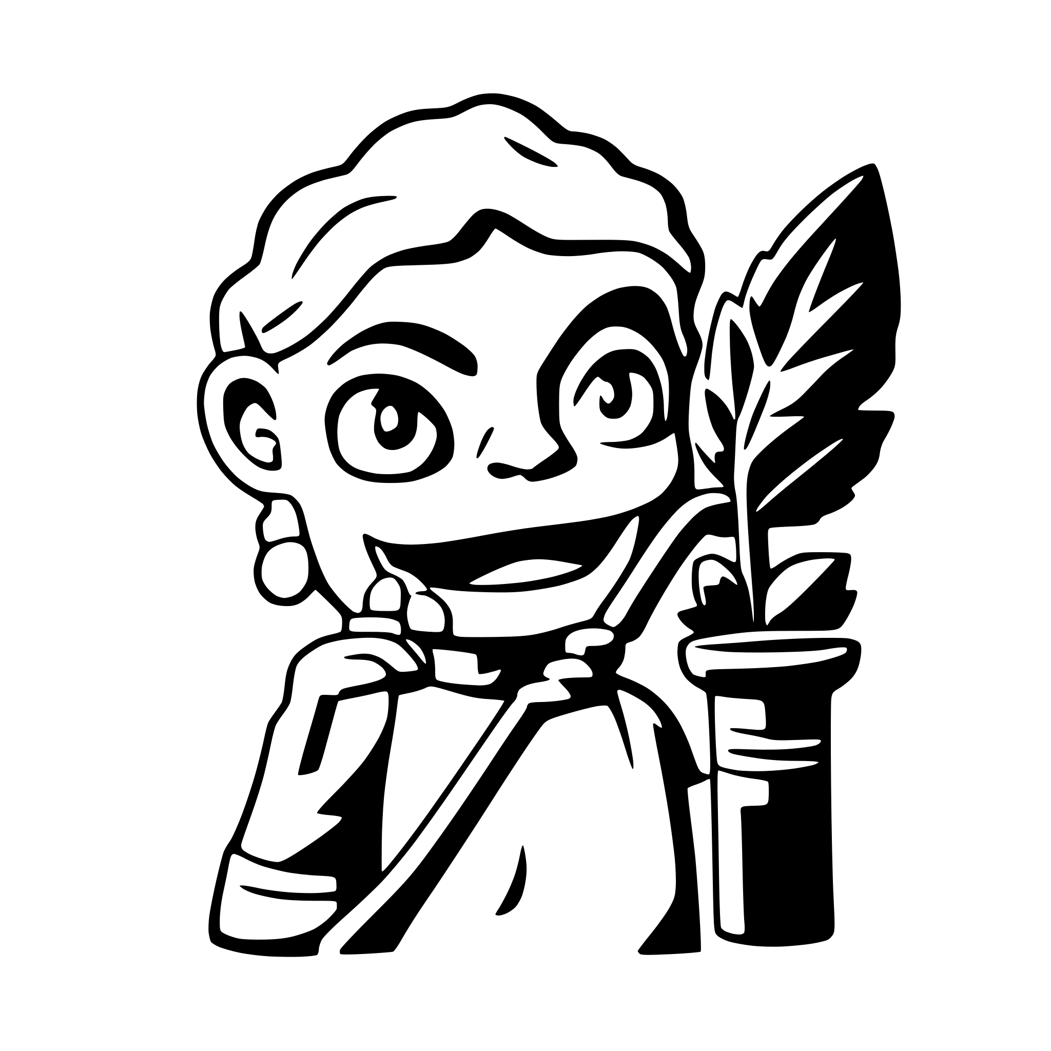AI-generated SVG of 'Cannabis ape smoking bong'