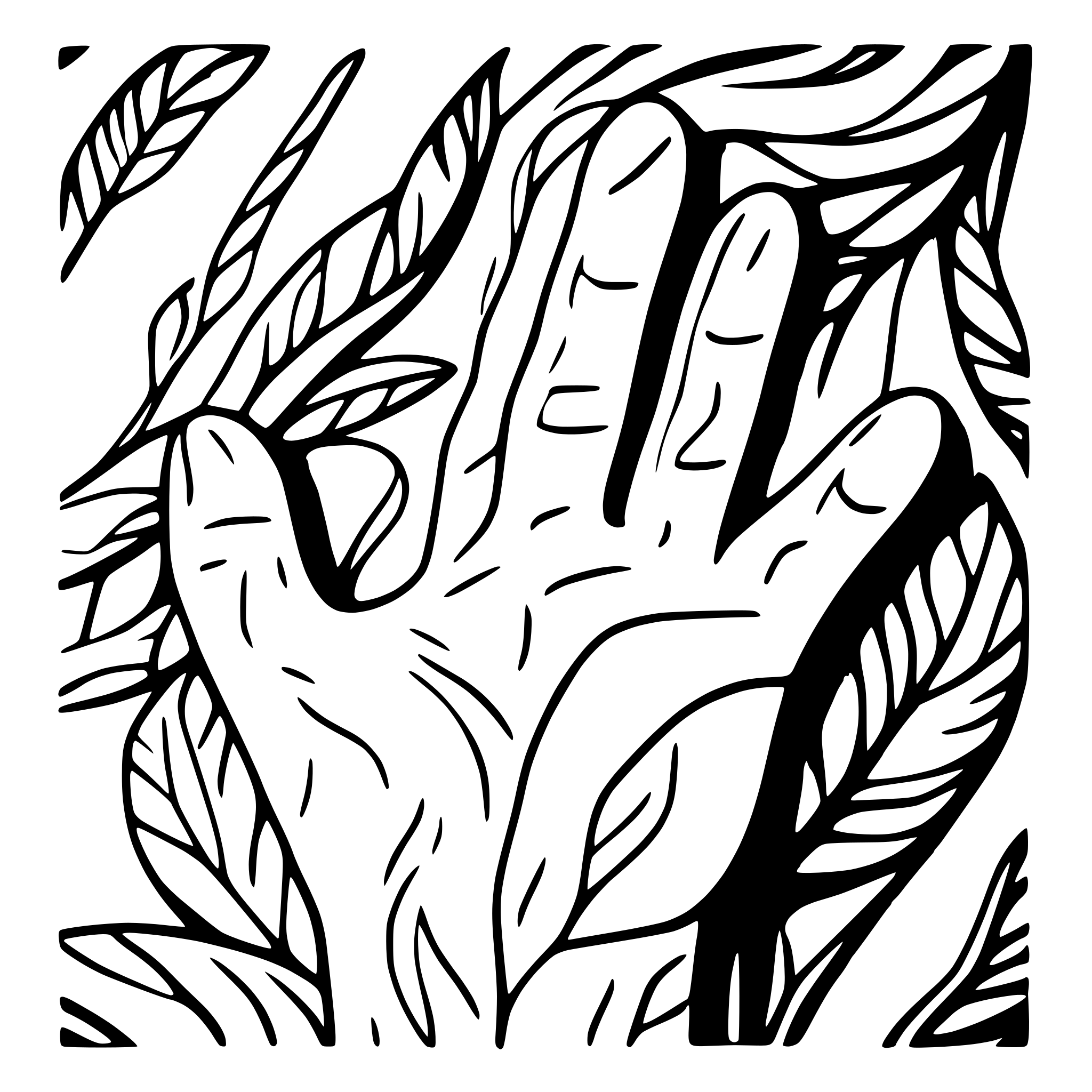 AI-generated SVG of 'Stick Figure pointing.'