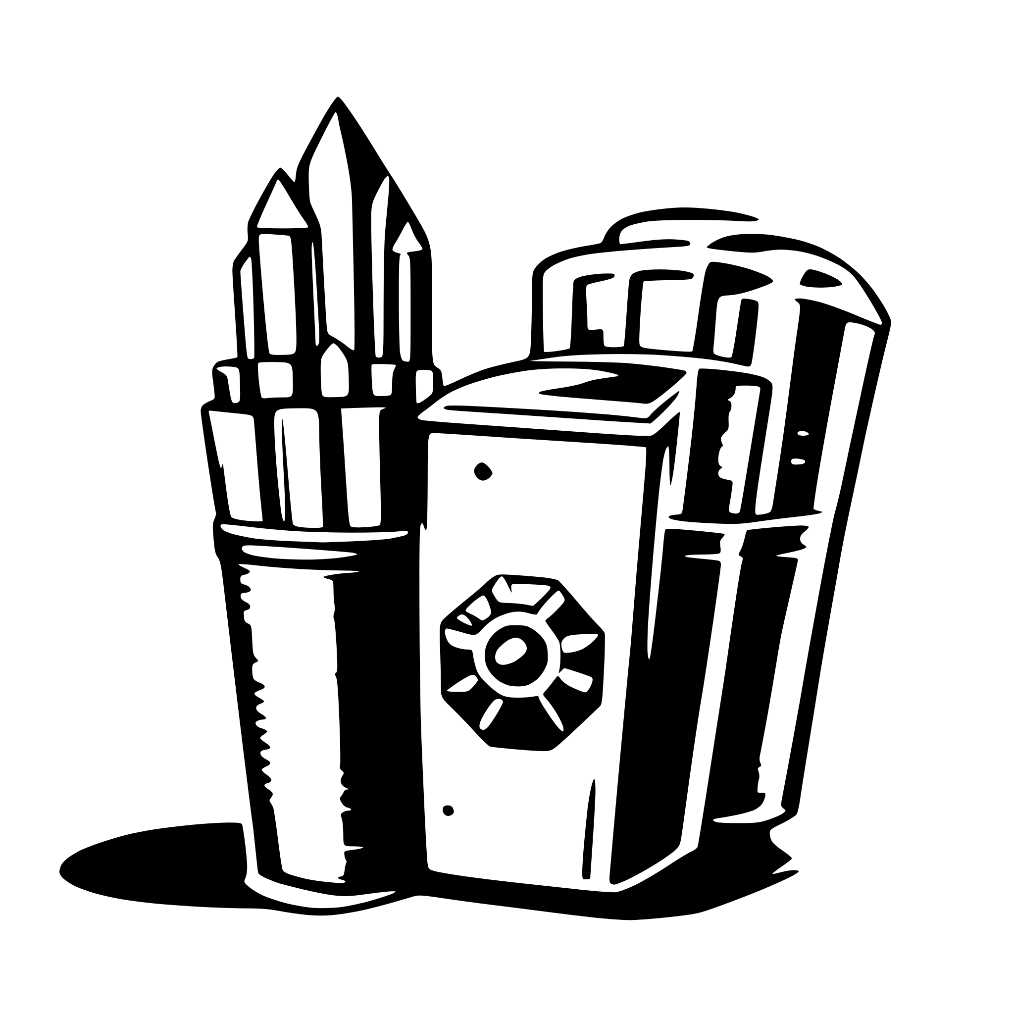 AI-generated SVG of 'booster pack'