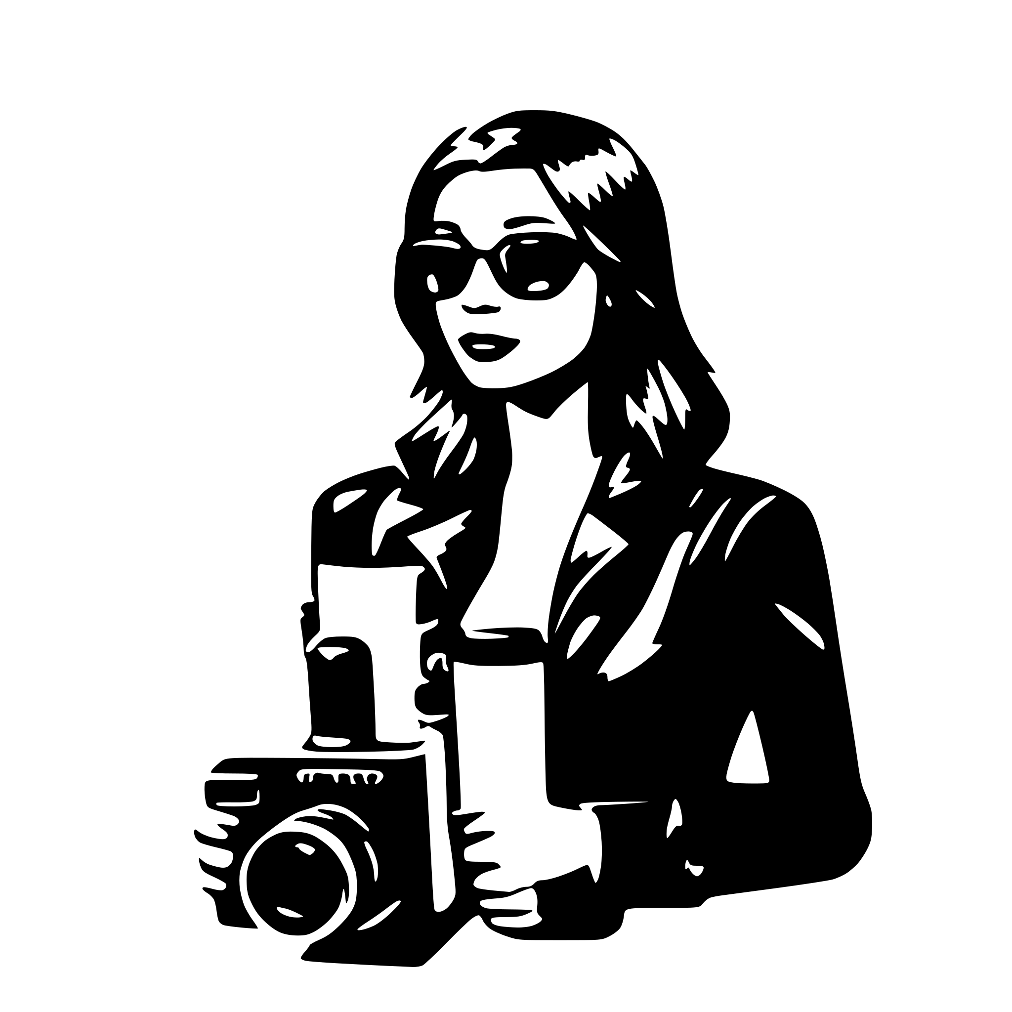 AI-generated SVG of a GS fotógrafo