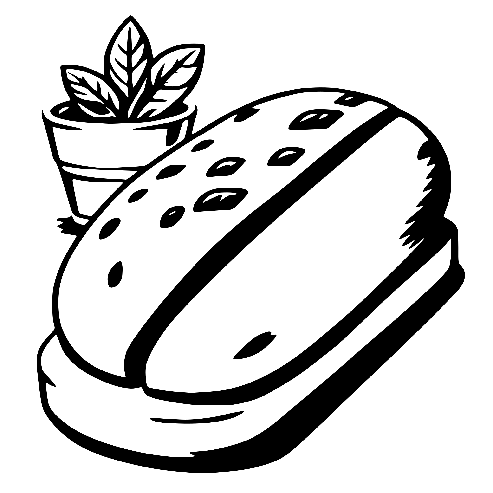 AI-generated SVG of a bread
