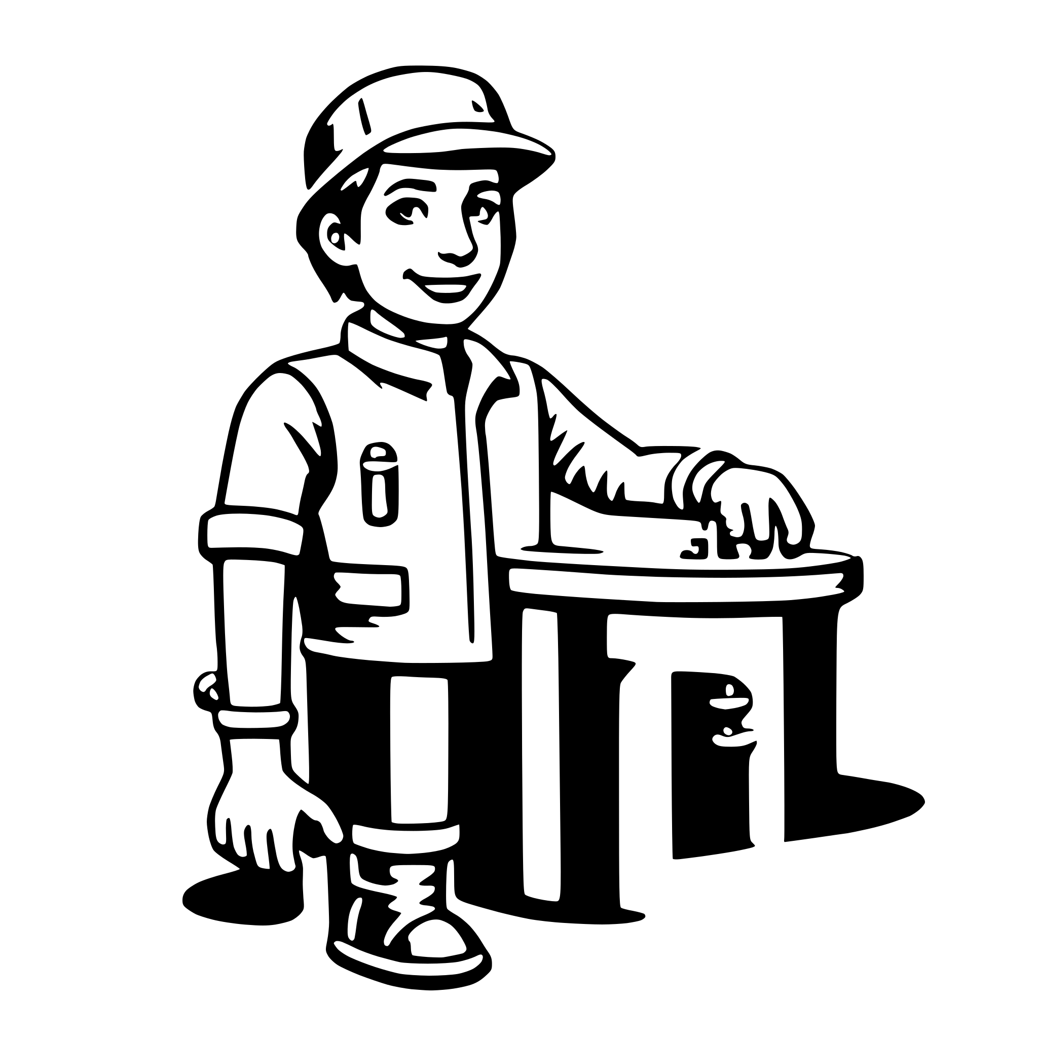 AI-generated SVG of 'plumber'