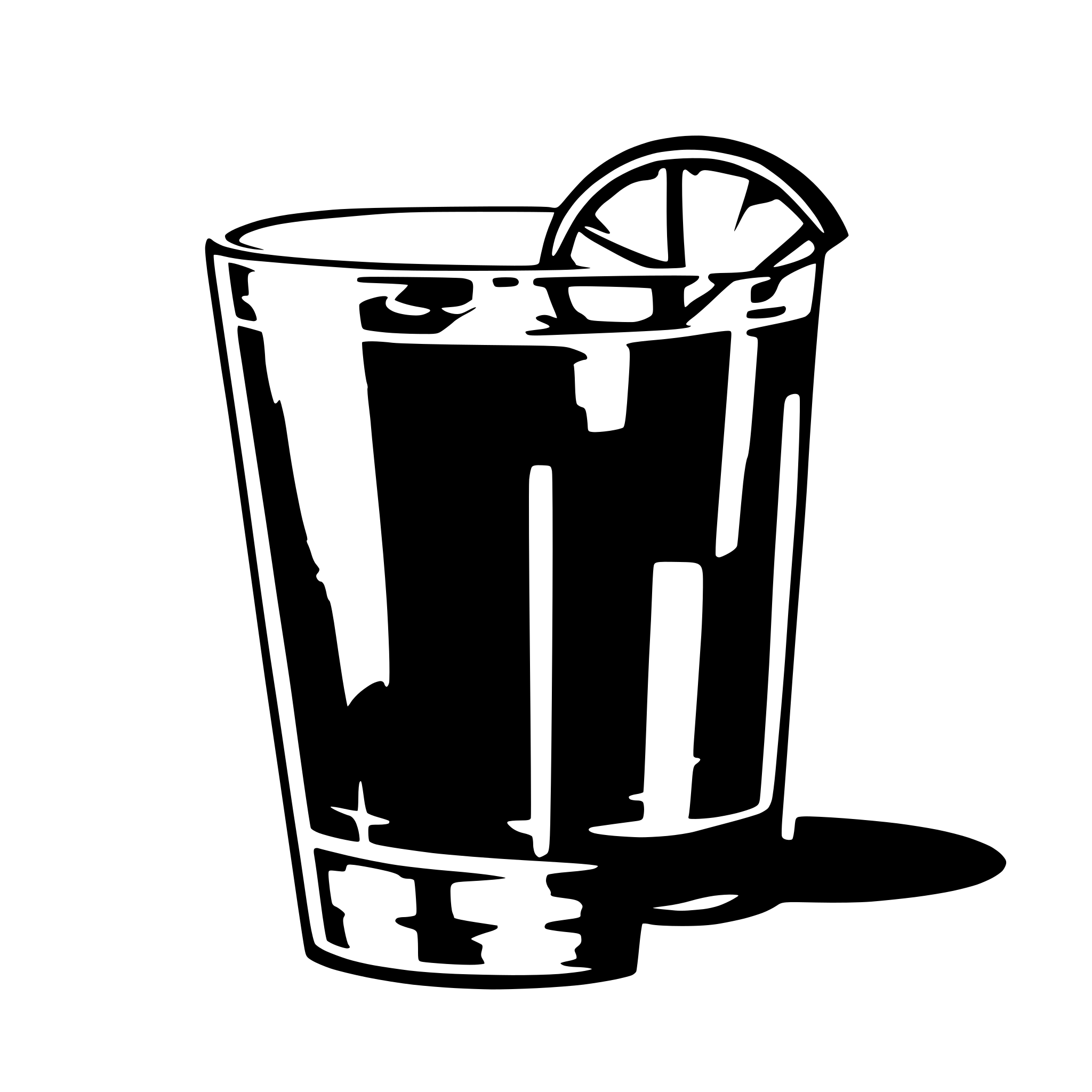 AI-generated SVG of a realistic and coloured cocktail