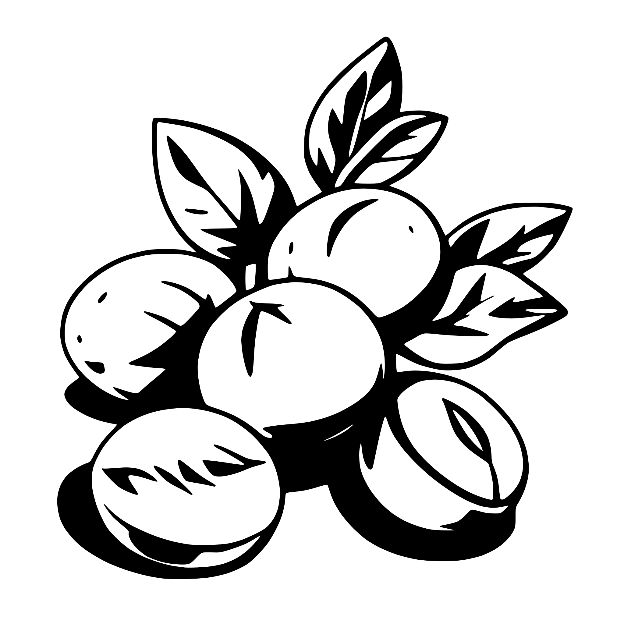 AI-generated SVG of a Please generate a simple drawing of ten apricots on white background without shadow.