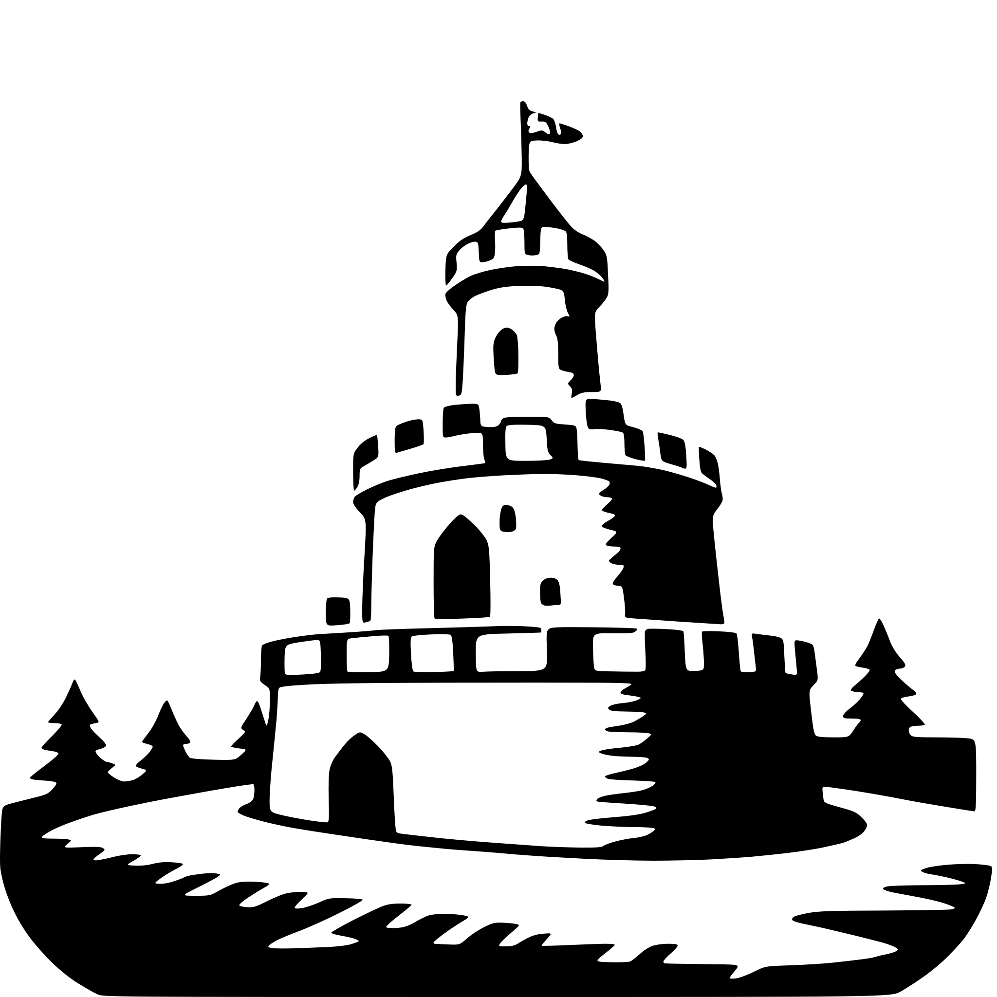 AI-generated SVG of a el castillo