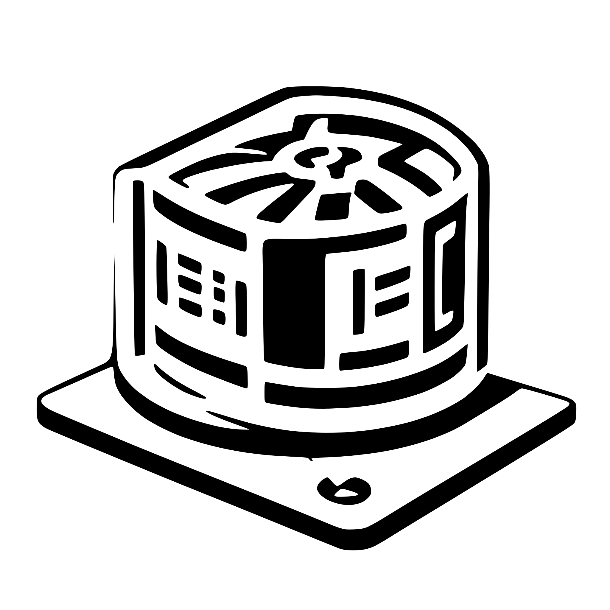 AI-generated SVG of a perspective view of blueprint schema