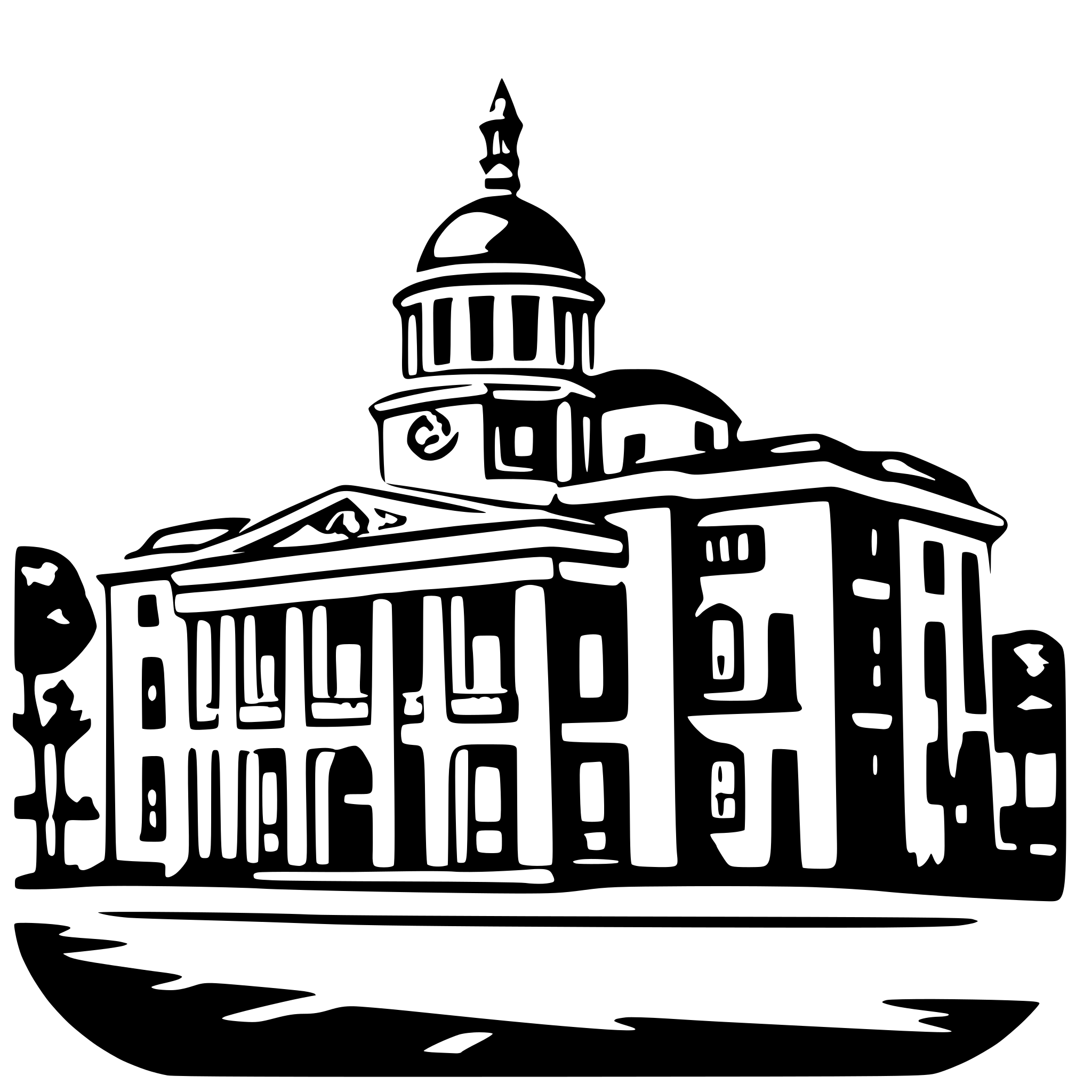 AI-generated SVG of 'city hall'
