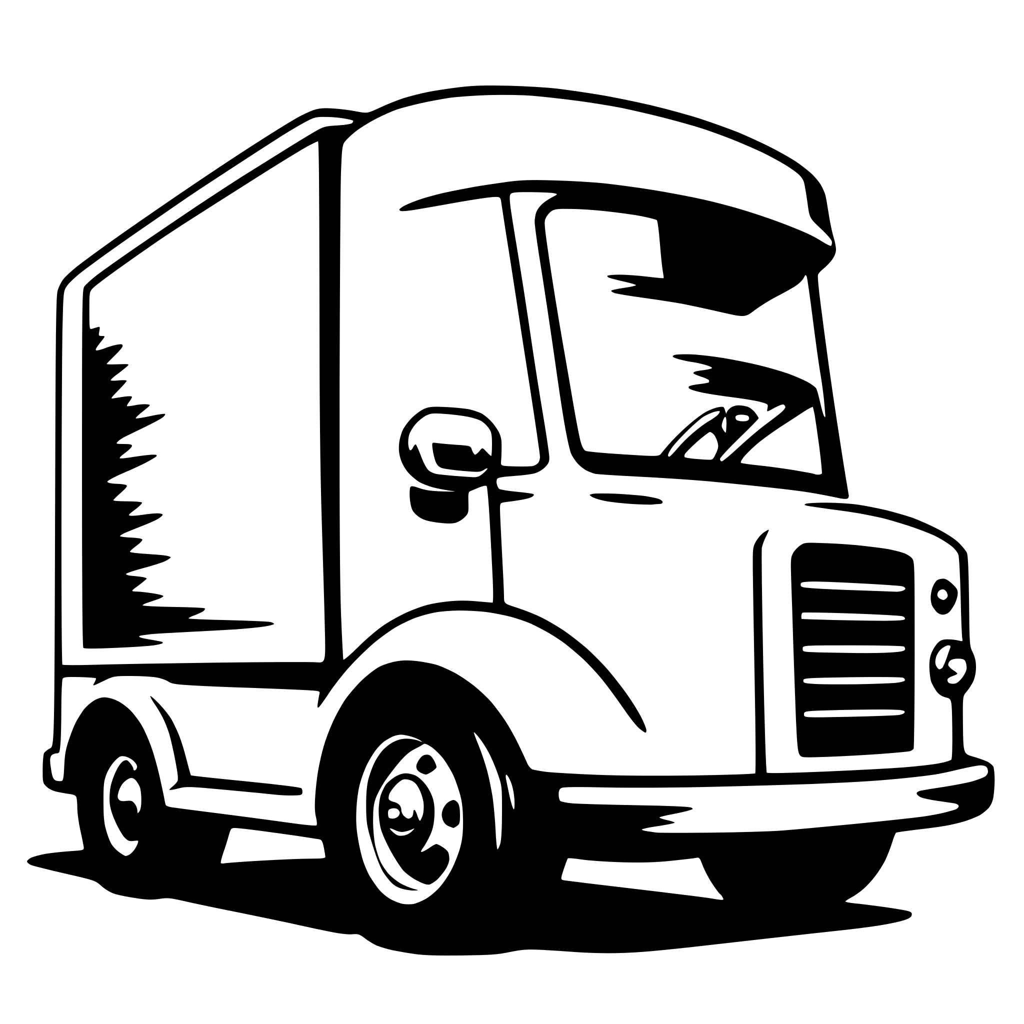 AI-generated SVG of a truck