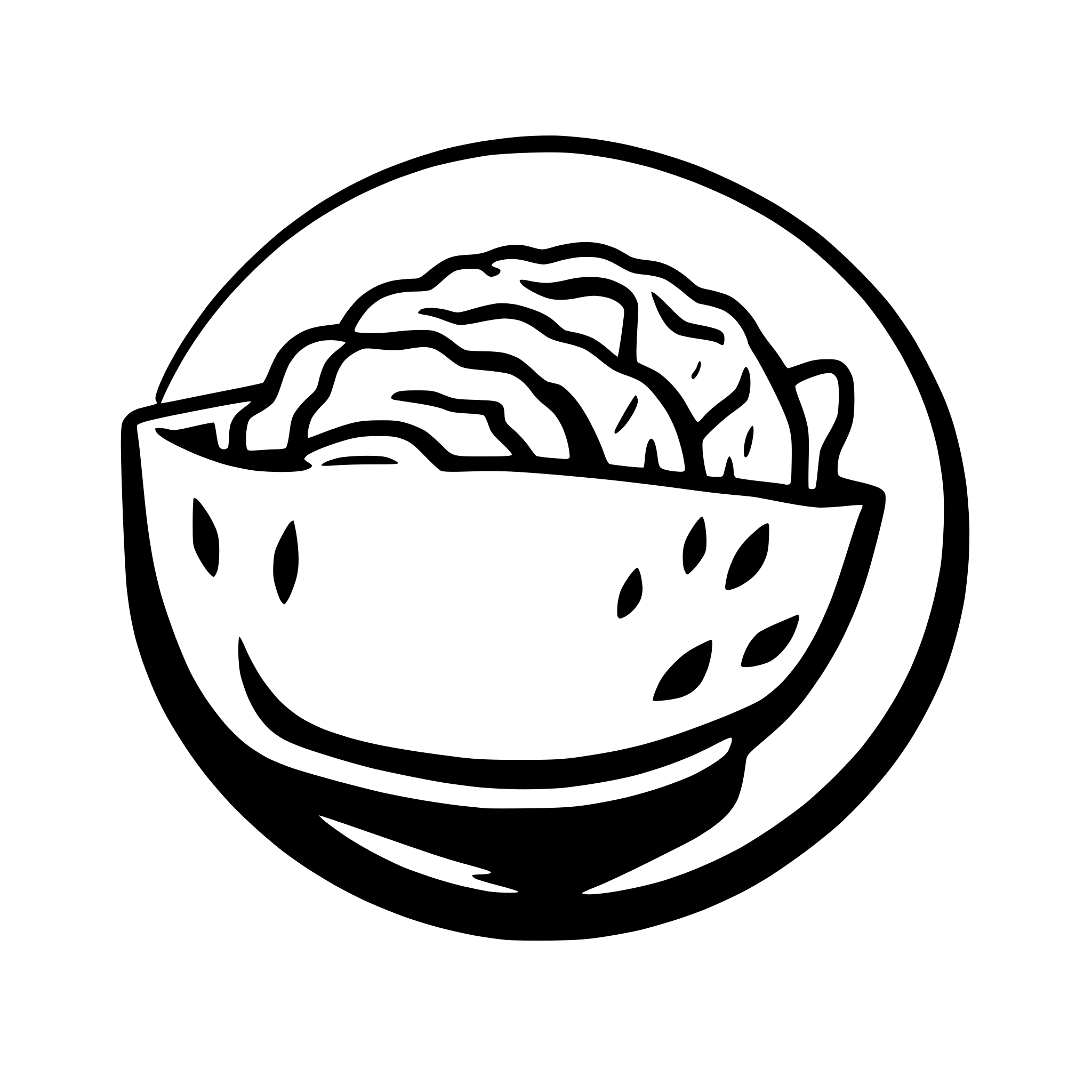 AI-generated SVG of a taco