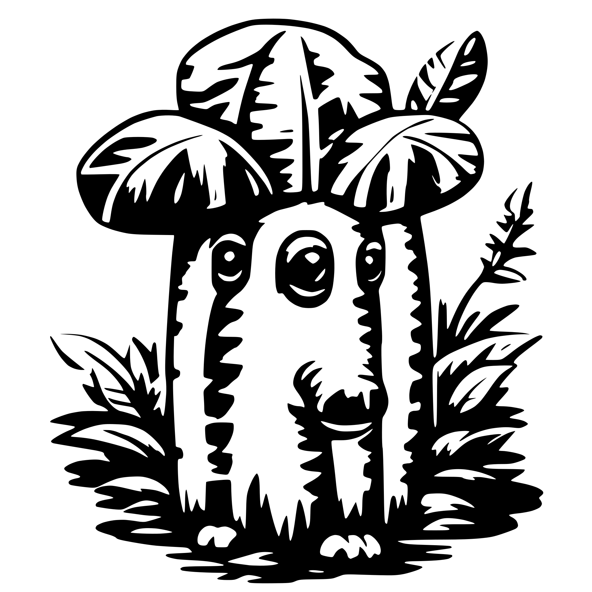 AI-generated SVG of 'Koookaburra'