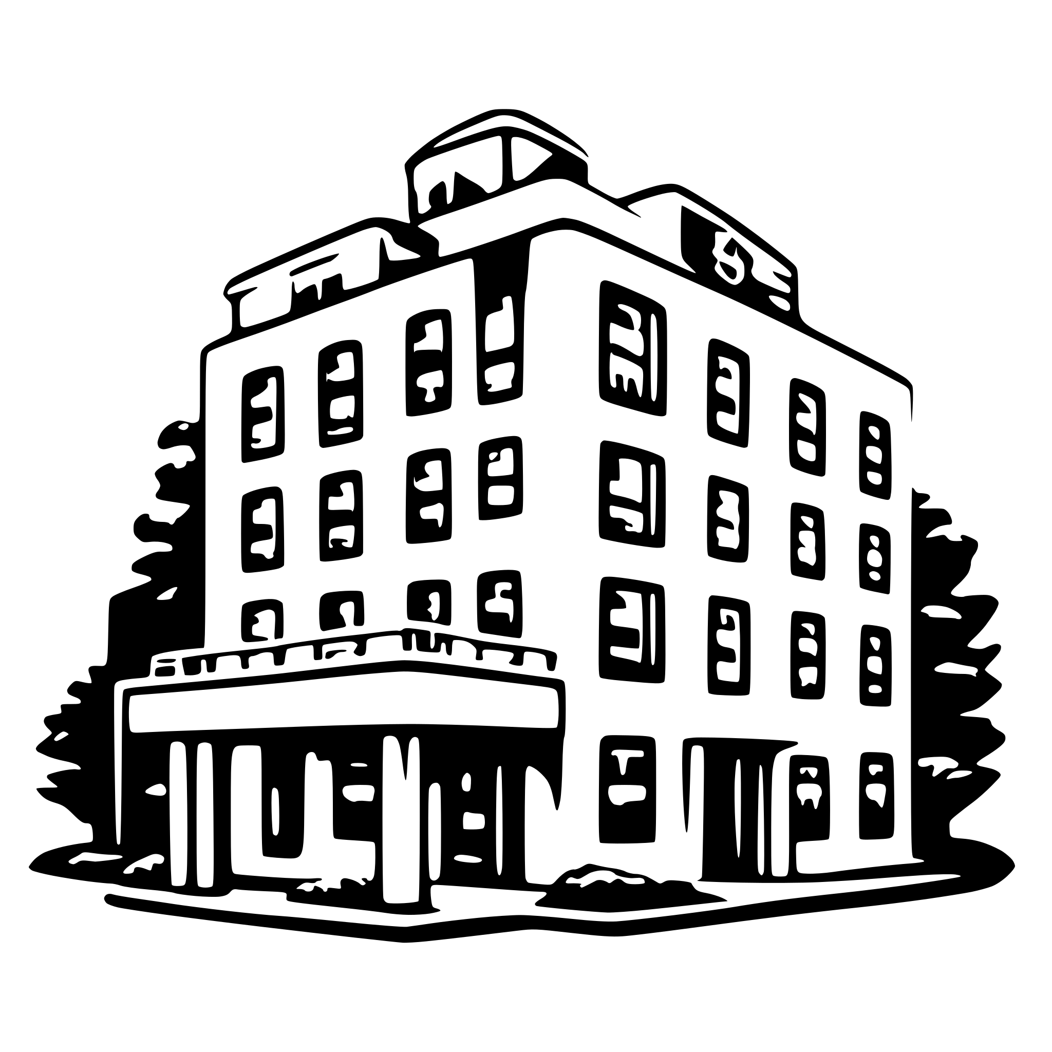 AI-generated SVG of 'bulding of hospital'