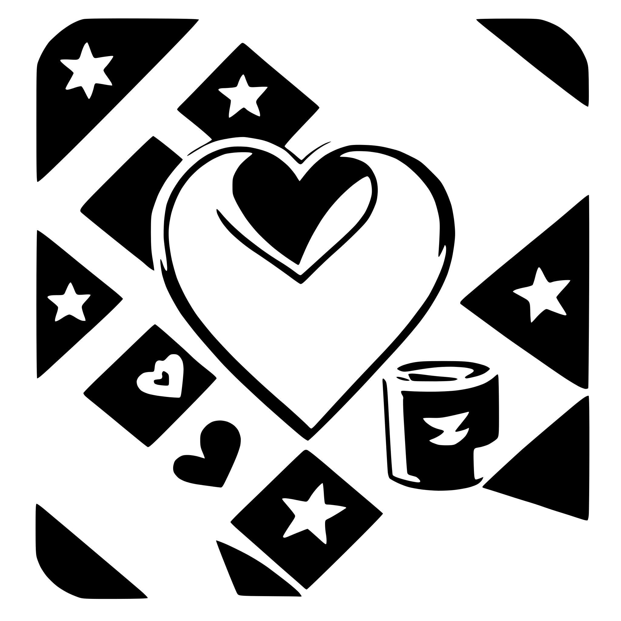 AI-generated SVG of a love quilt