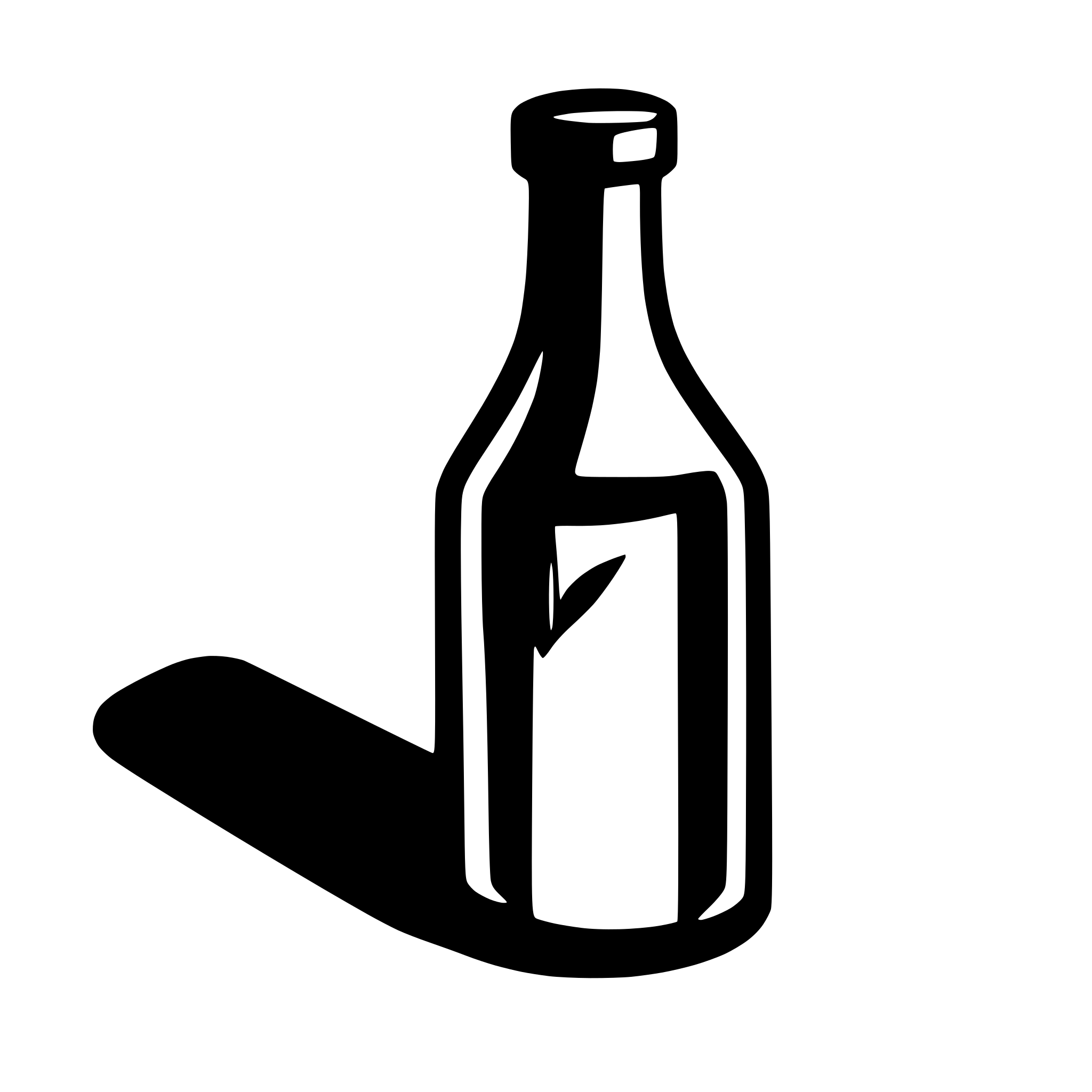 AI-generated SVG of a bottle of vinegar