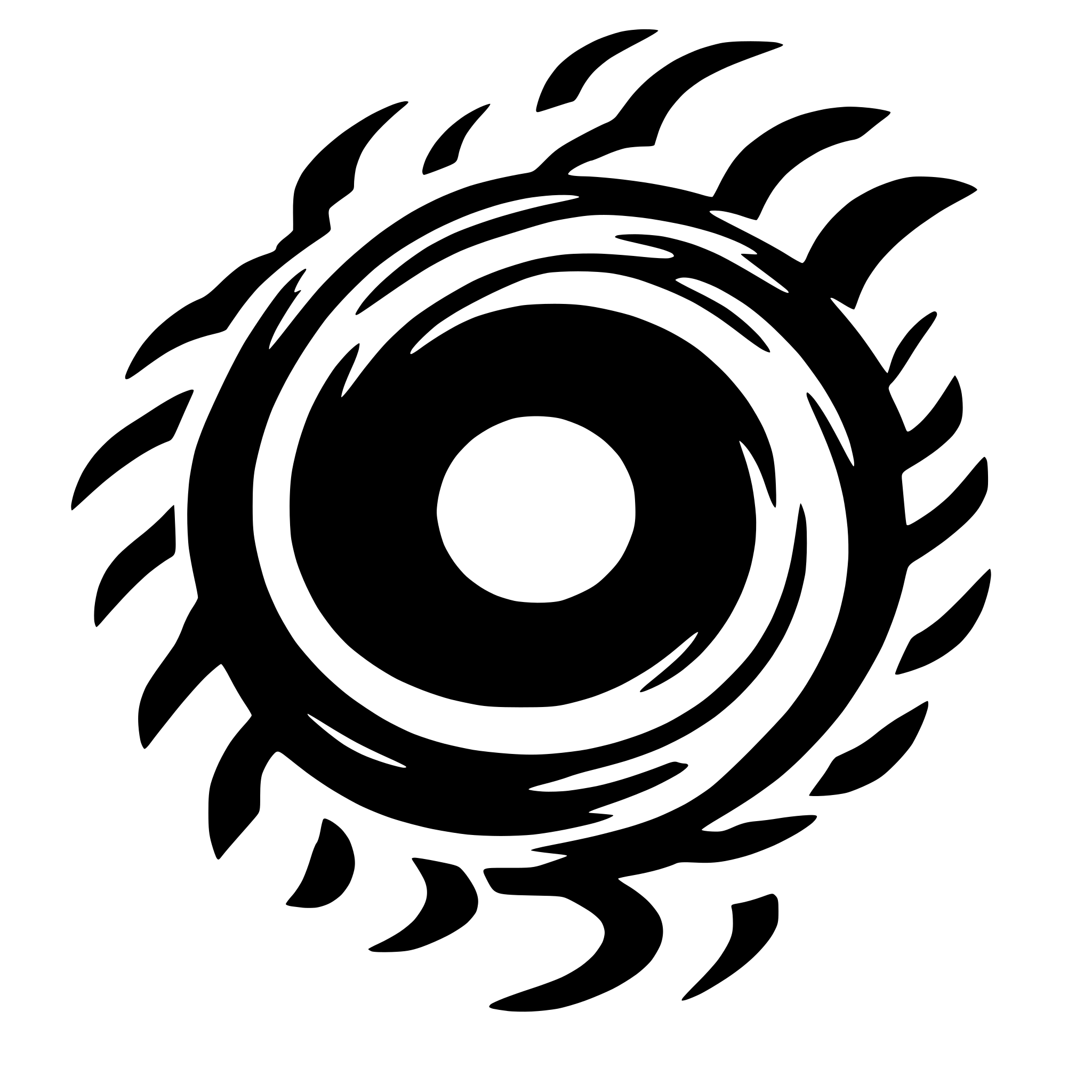 AI-generated SVG of 'vortex'