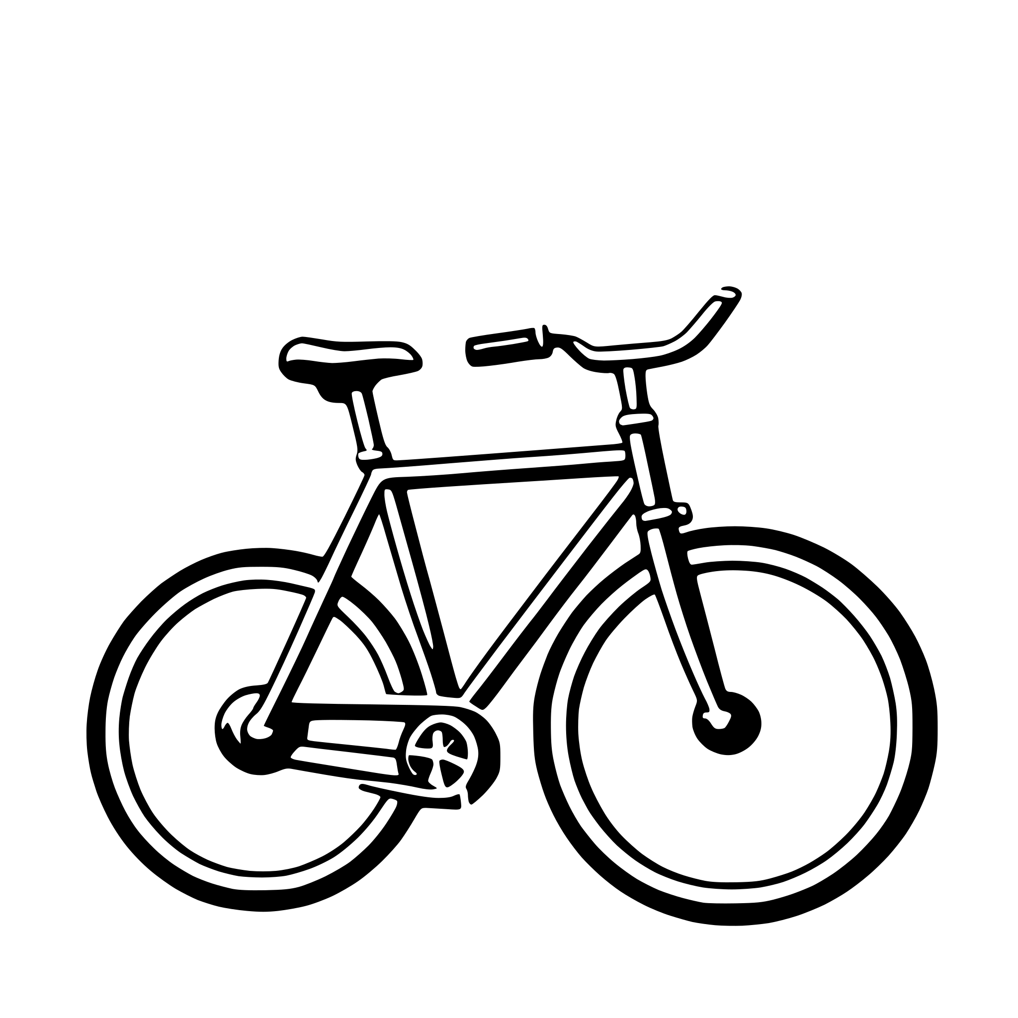 AI-generated SVG of a bicycle