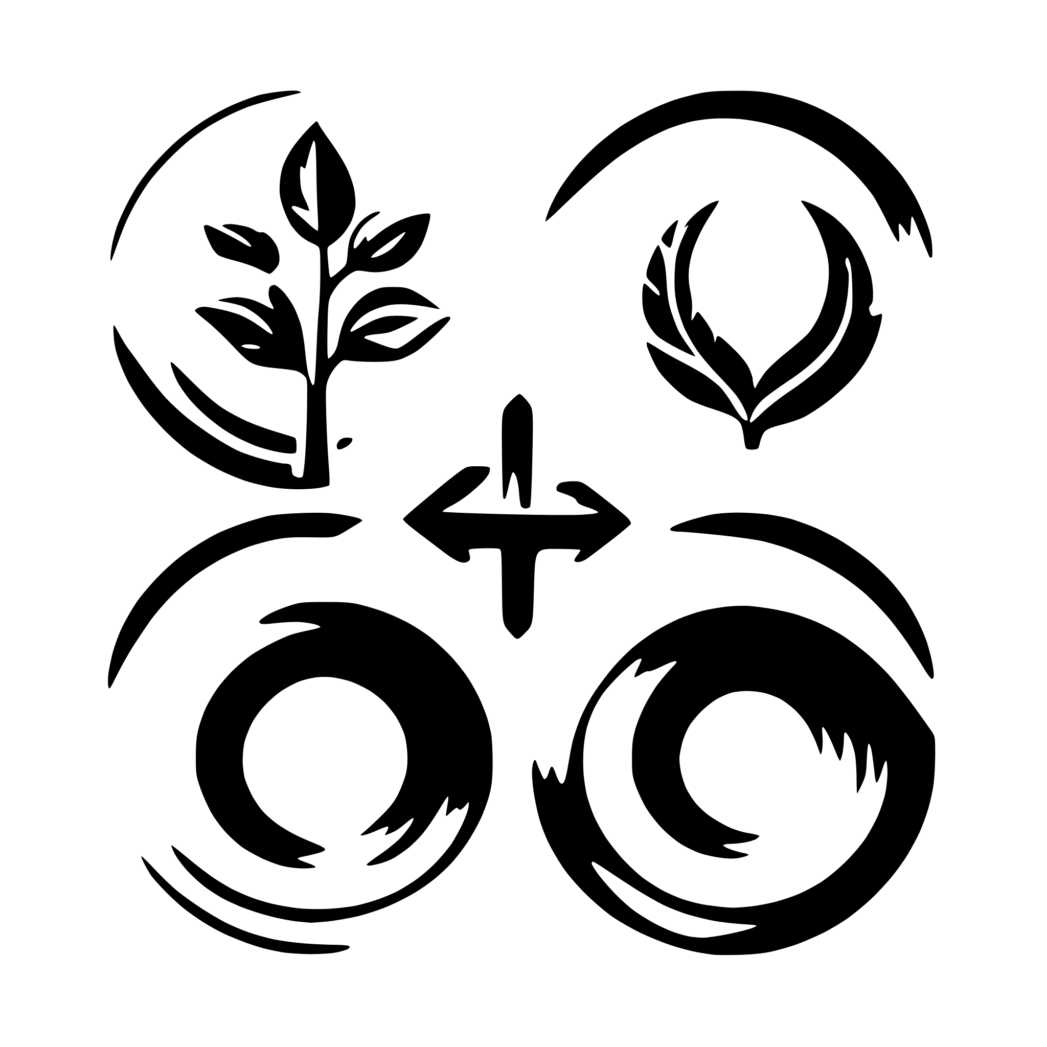 AI-generated SVG of a four circles