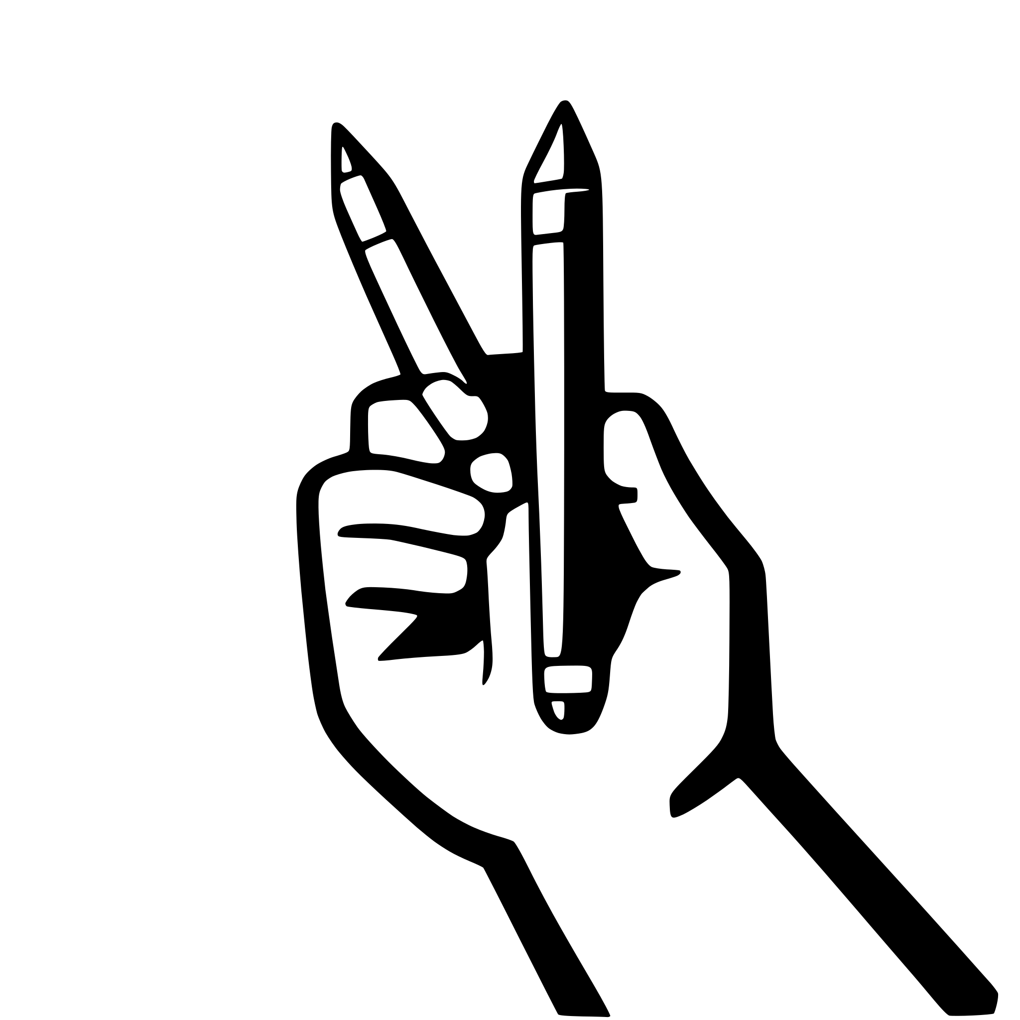 AI-generated SVG of a hand holding a pencil