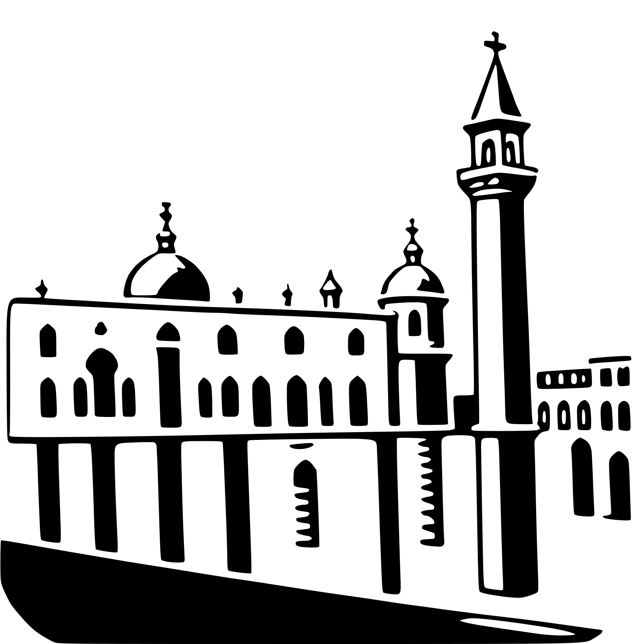 AI-generated SVG of 'piazza san marco'