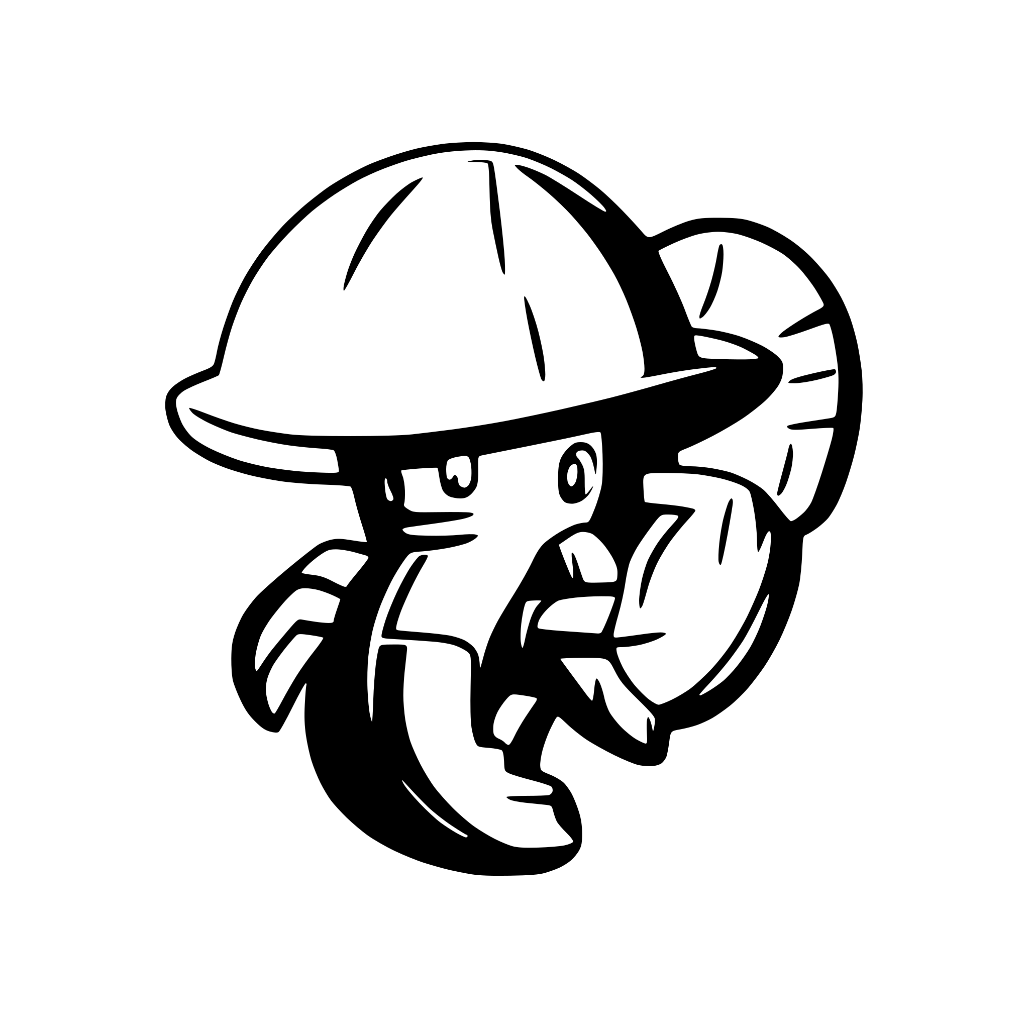 AI-generated SVG of a lobster with a mushroom hat