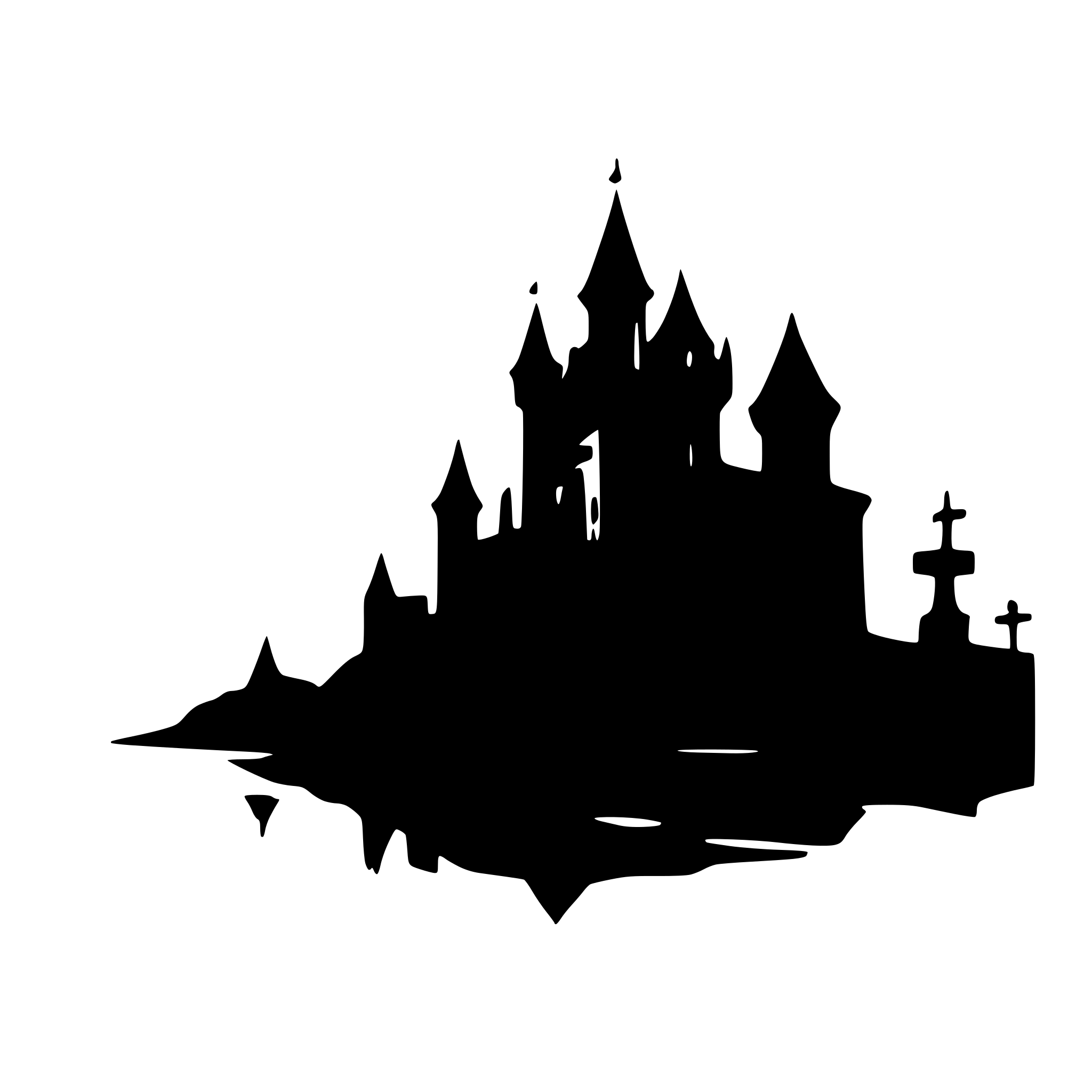 AI-generated SVG of a castle