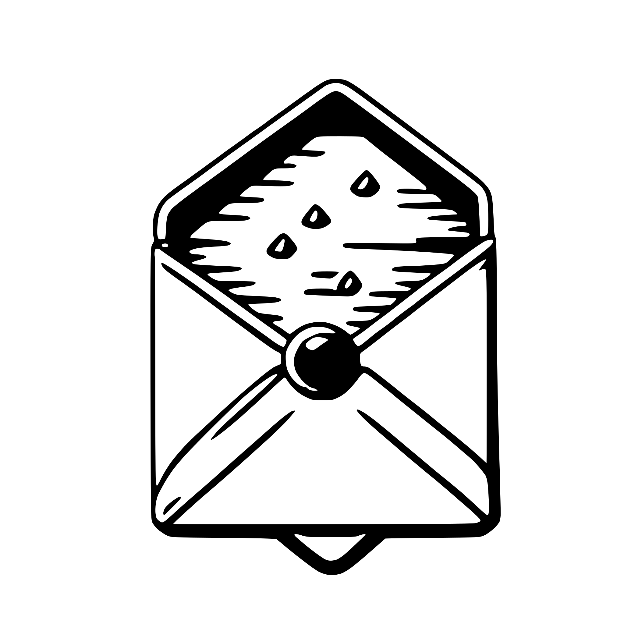 AI-generated SVG of a red envelope