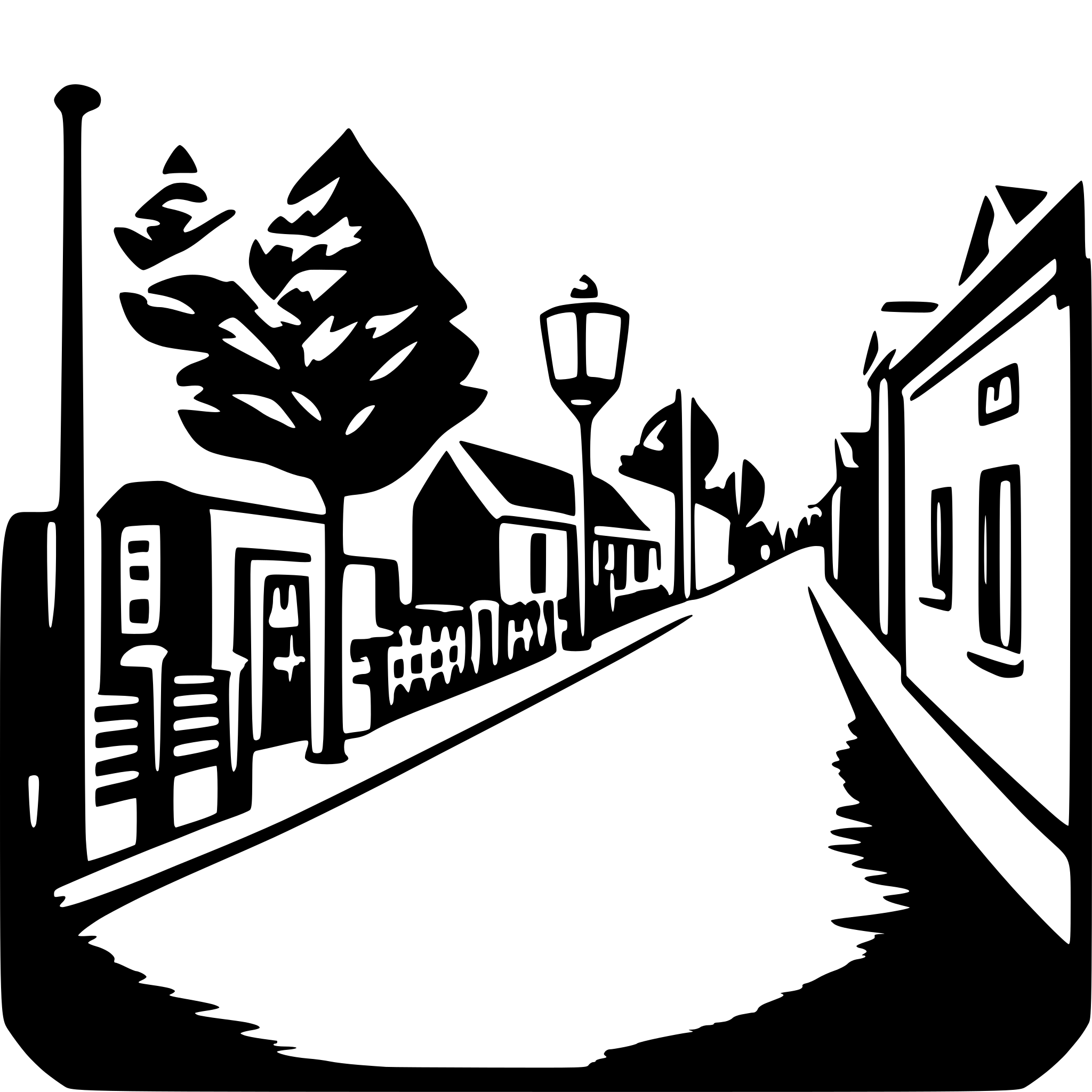 AI-generated SVG of 'british street'