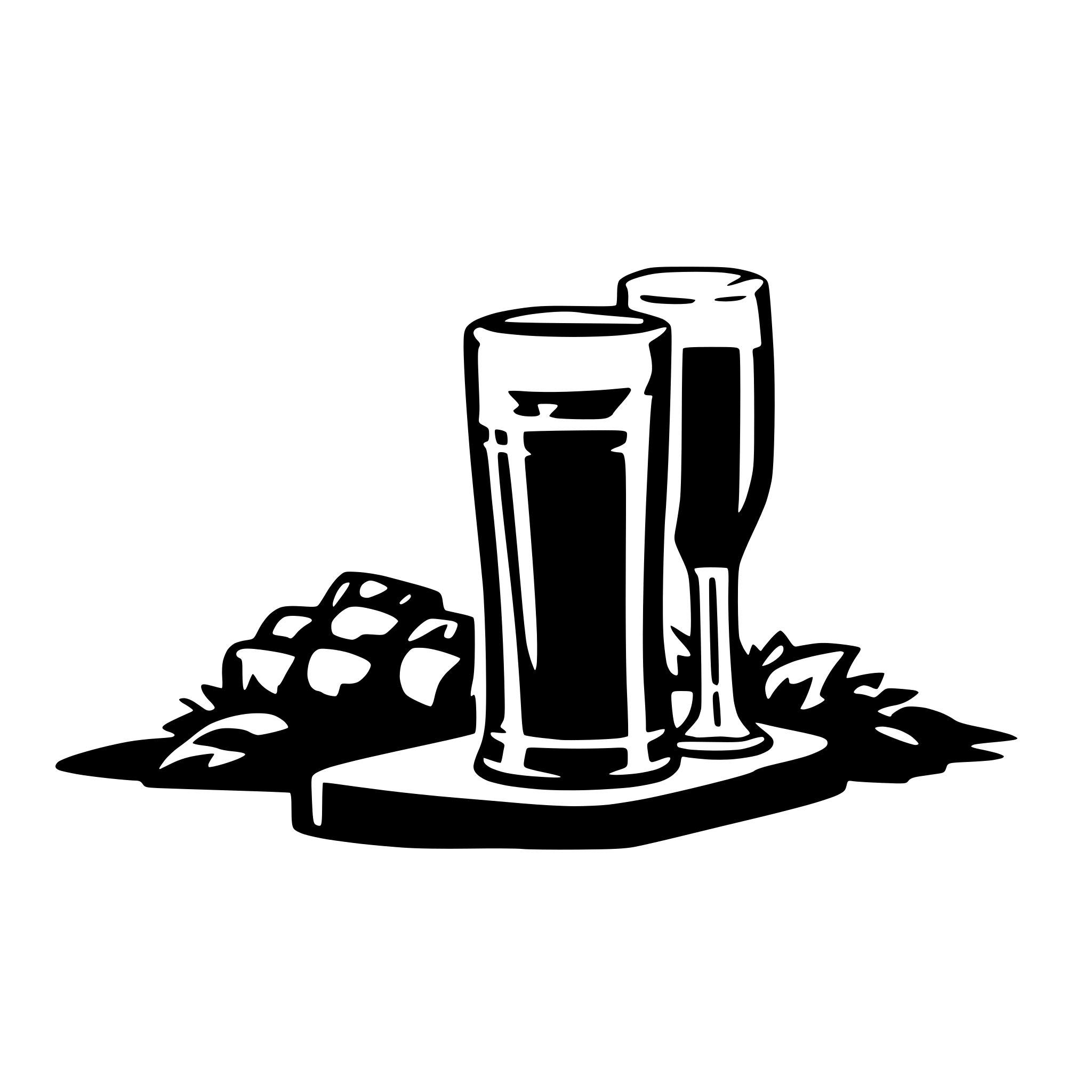AI-generated SVG of 'busch lite beer sign'