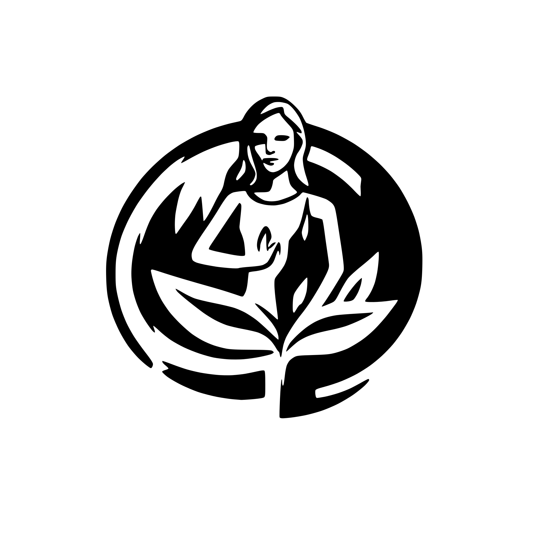AI-generated SVG of a yoga