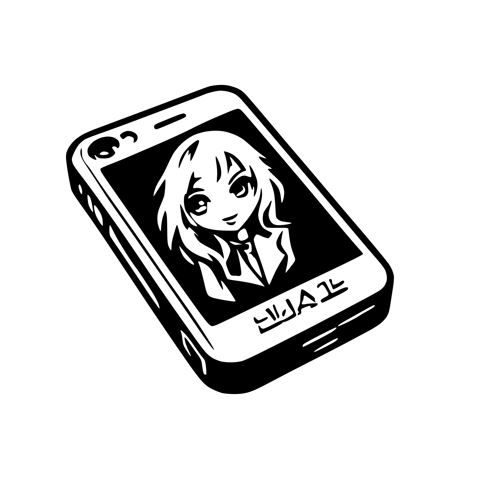 AI-generated SVG of a Logo for phone repairing shop,minimalistic,luxury,