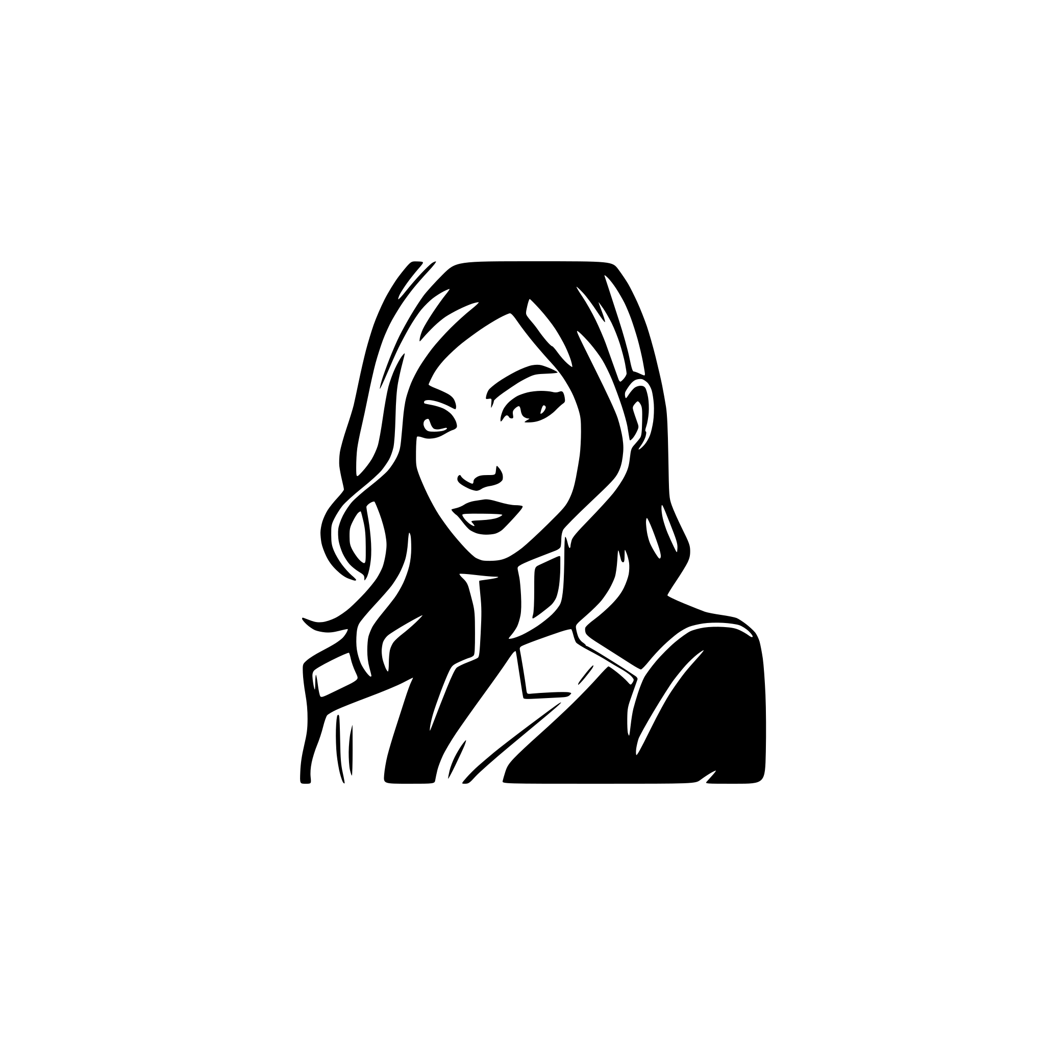 AI-generated SVG of a Dichen Lachman as Ada Wong