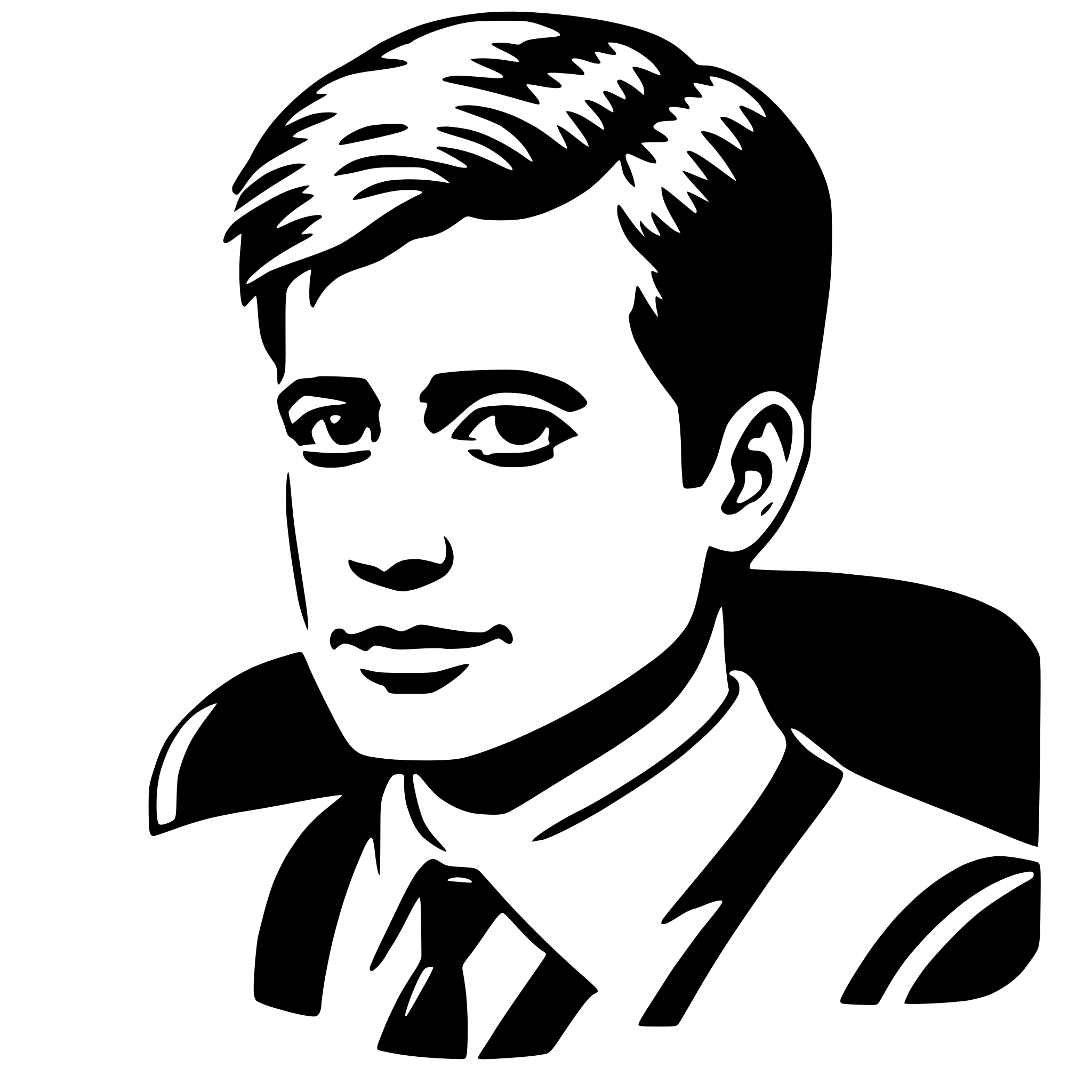AI-generated SVG of a kennedy