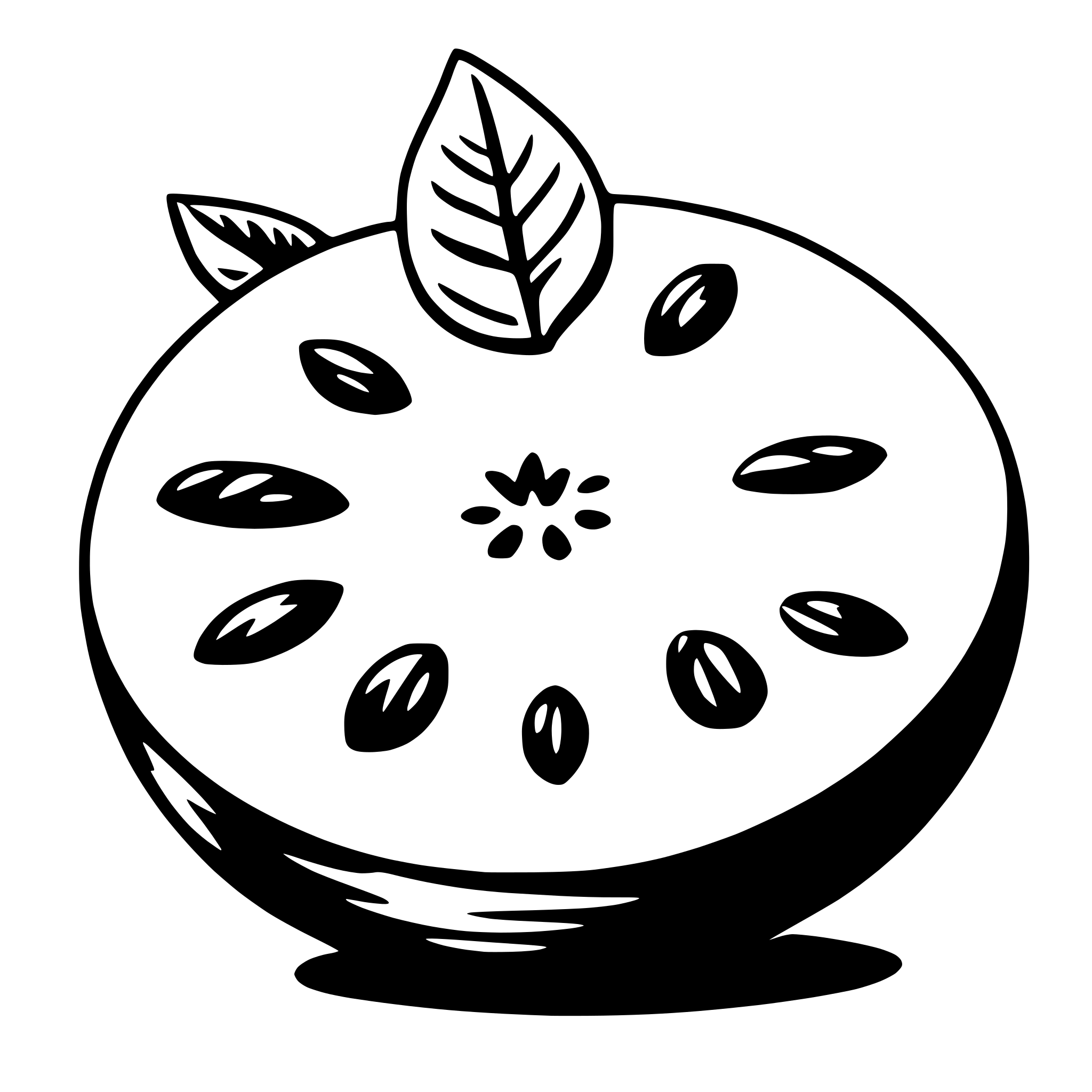 AI-generated SVG of a grapefruit