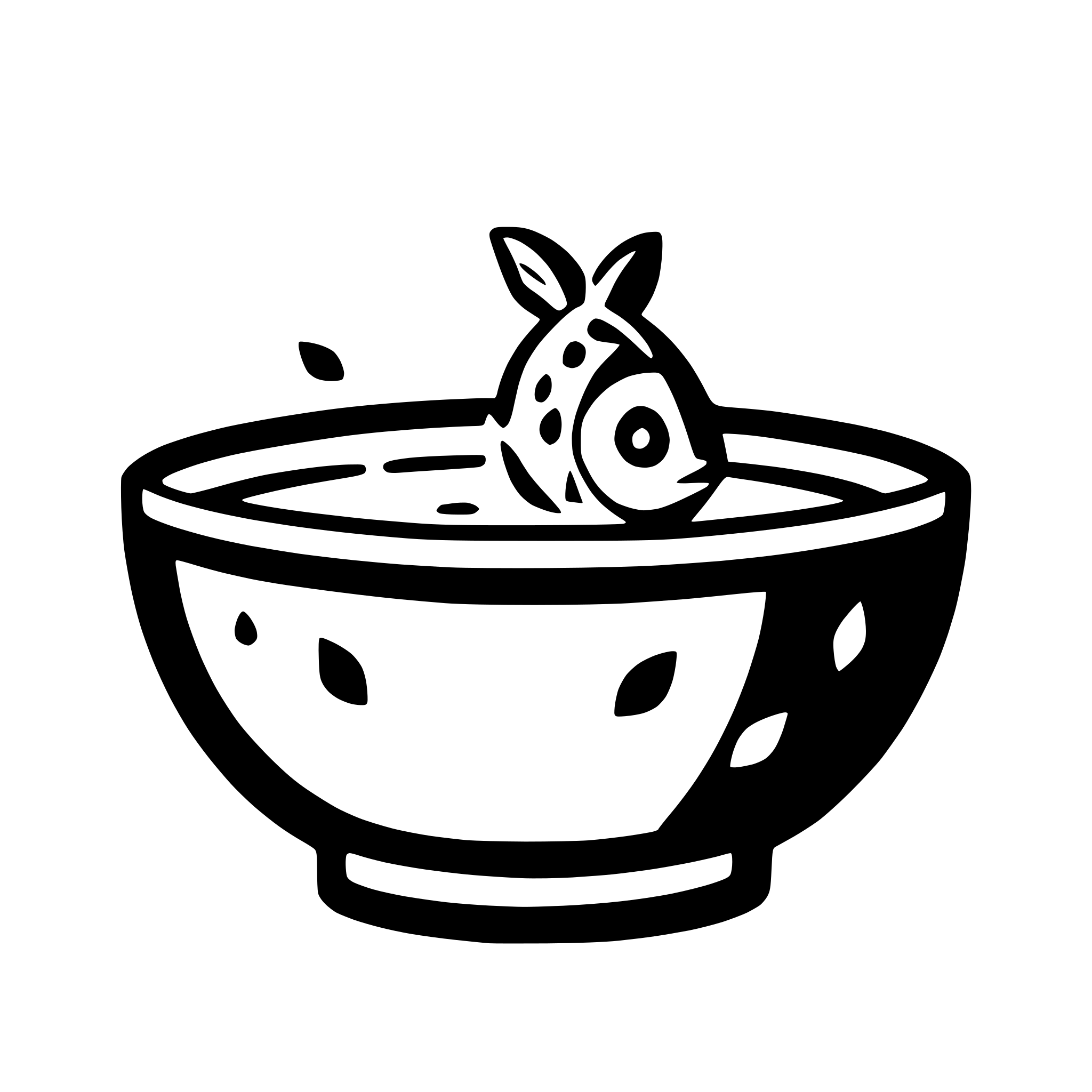 AI-generated SVG of 'fish swimming in bowl'