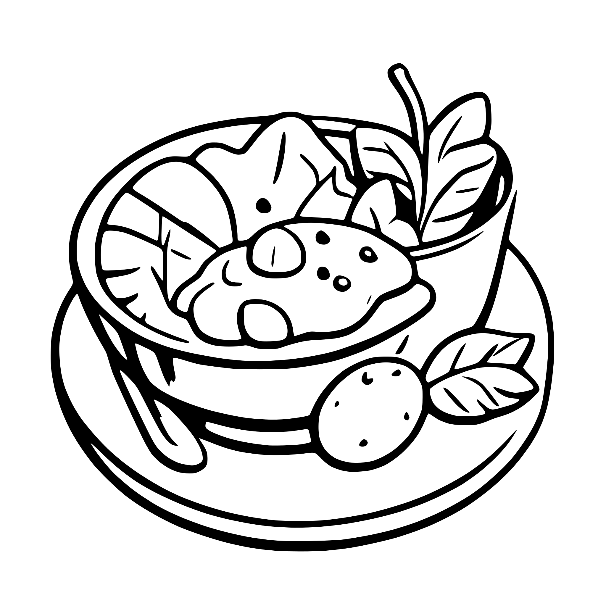 AI-generated SVG of a breakfast icon