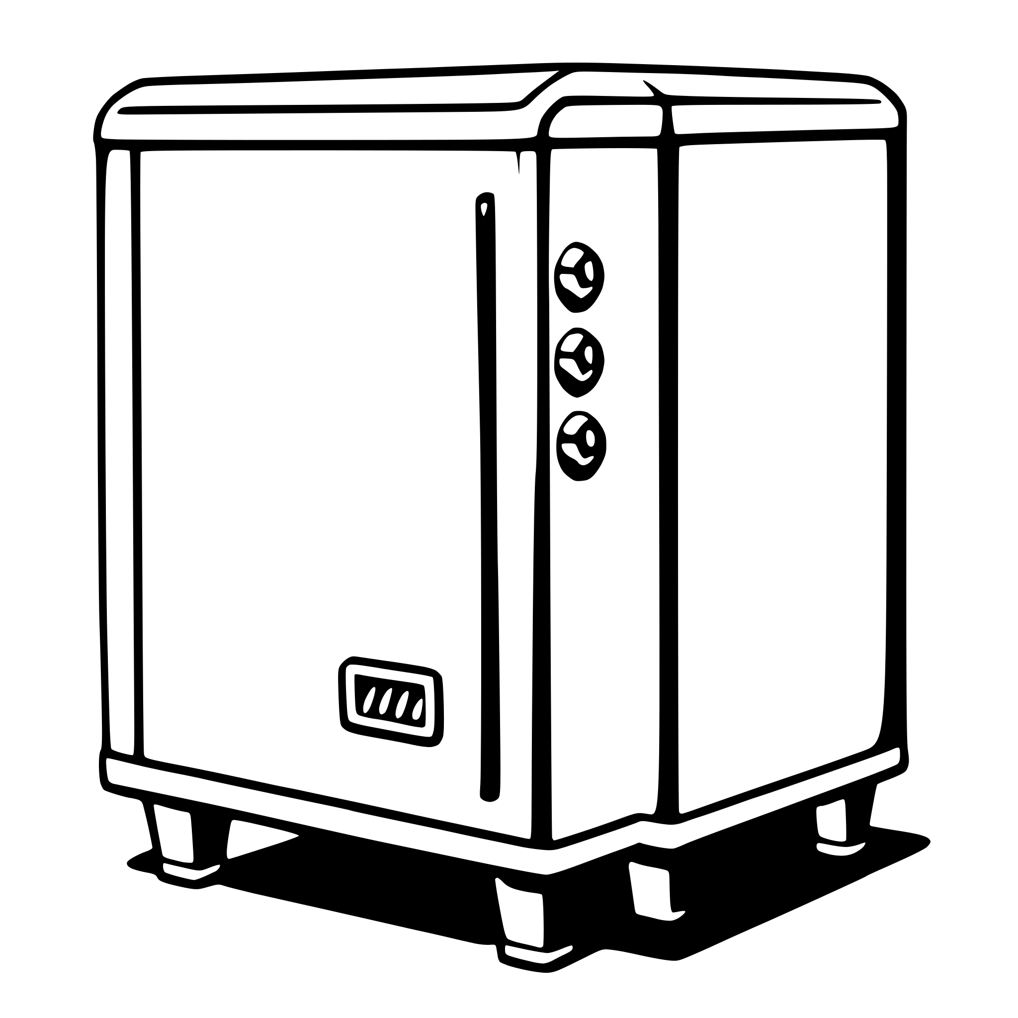 AI-generated SVG of 'freezer'