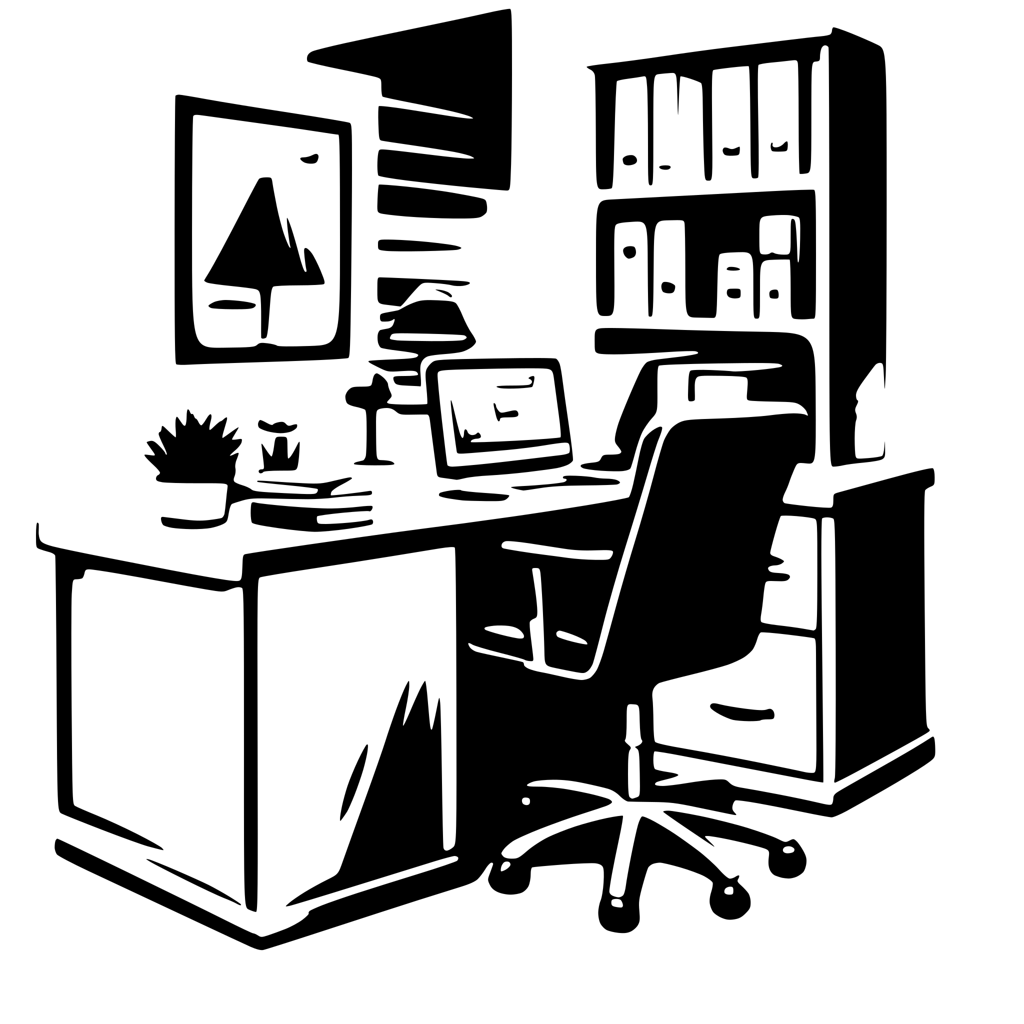 AI-generated SVG of 'OFFICE FURITURE WITH STAF MORDERN'