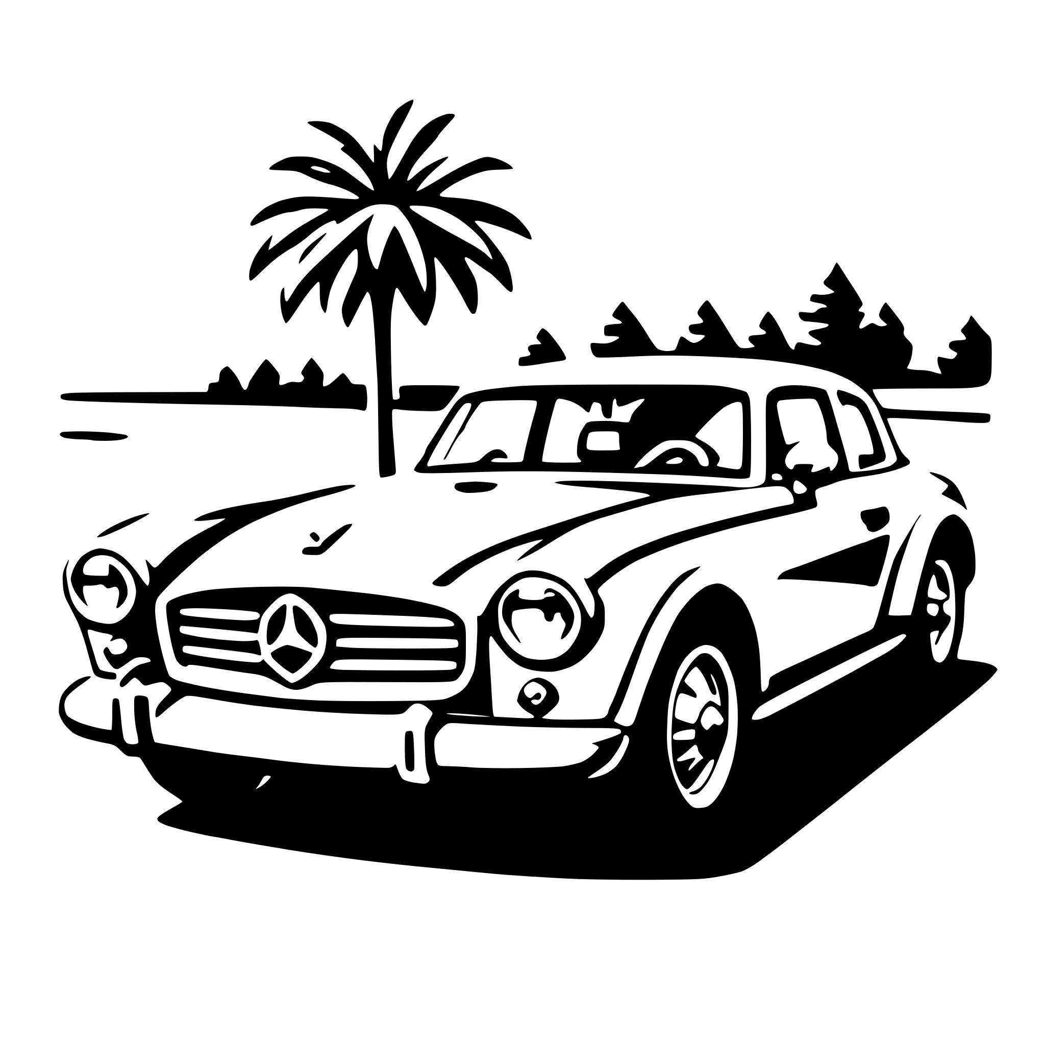 AI-generated SVG of 'luxury car'