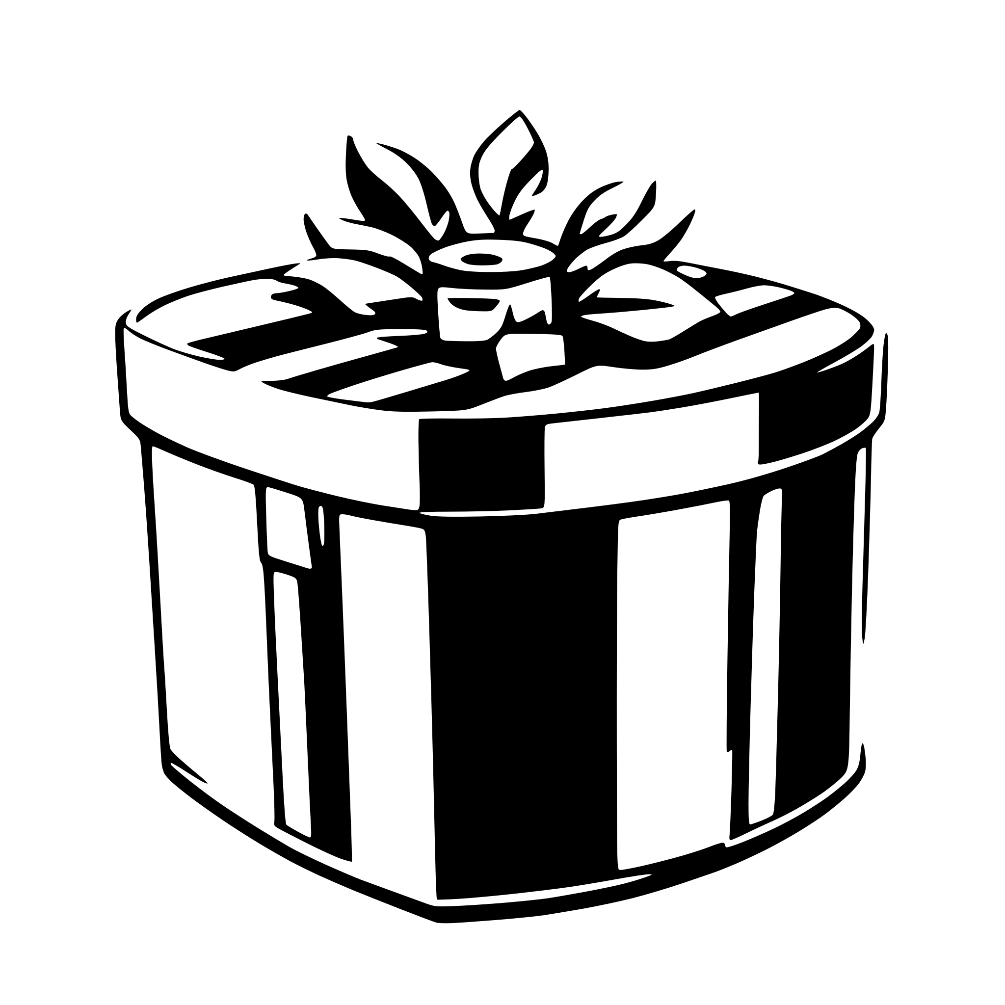 AI-generated SVG of a gift box