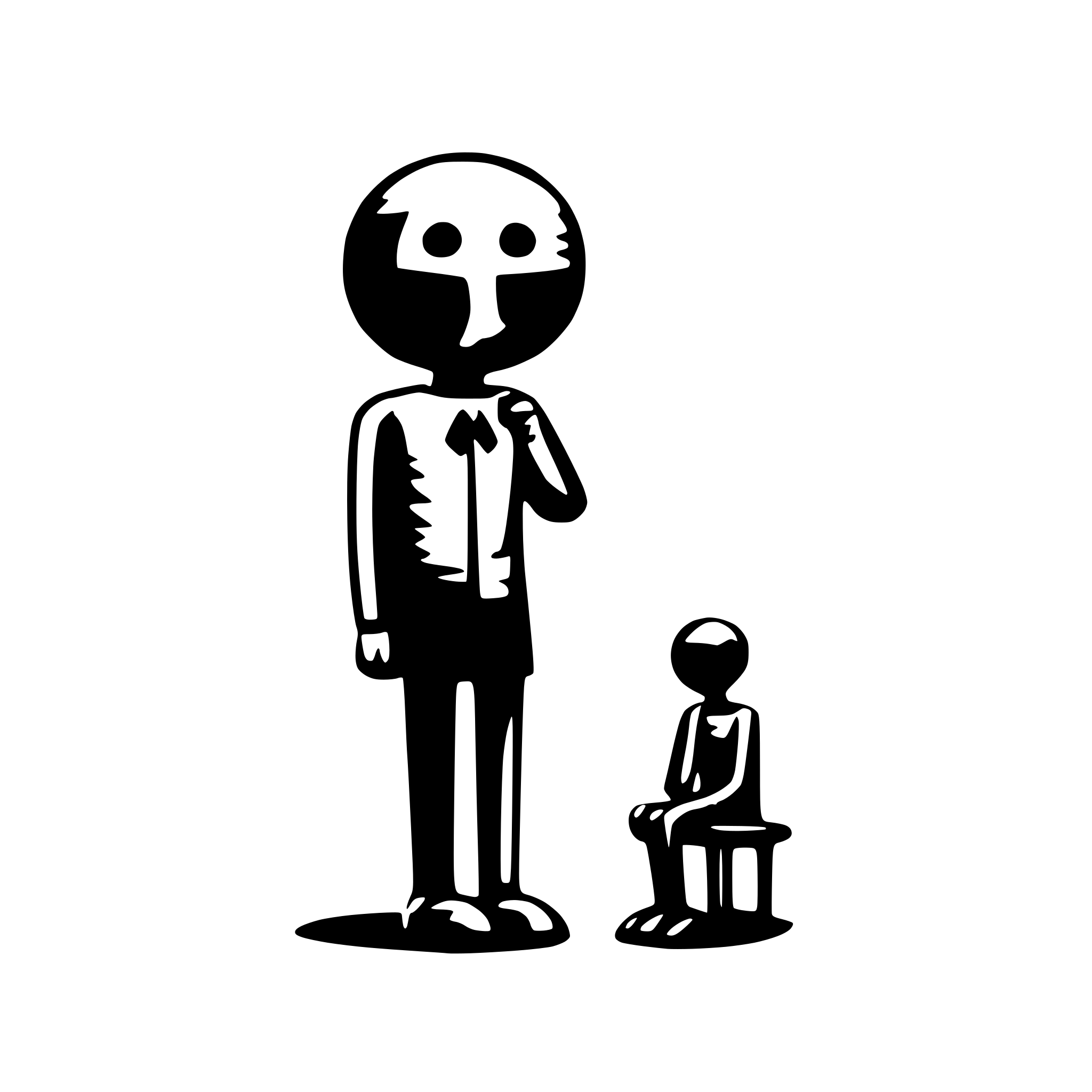 AI-generated SVG of a thinking stickman