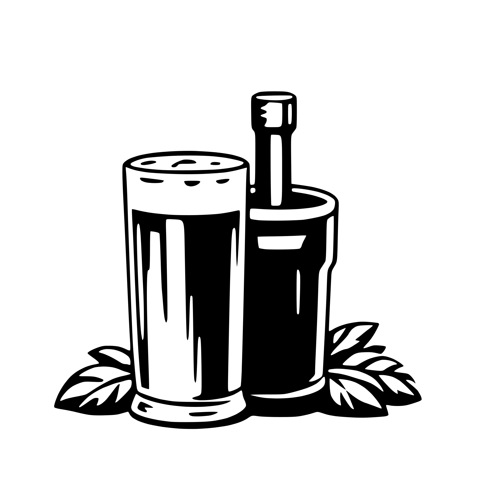AI-generated SVG of a beer