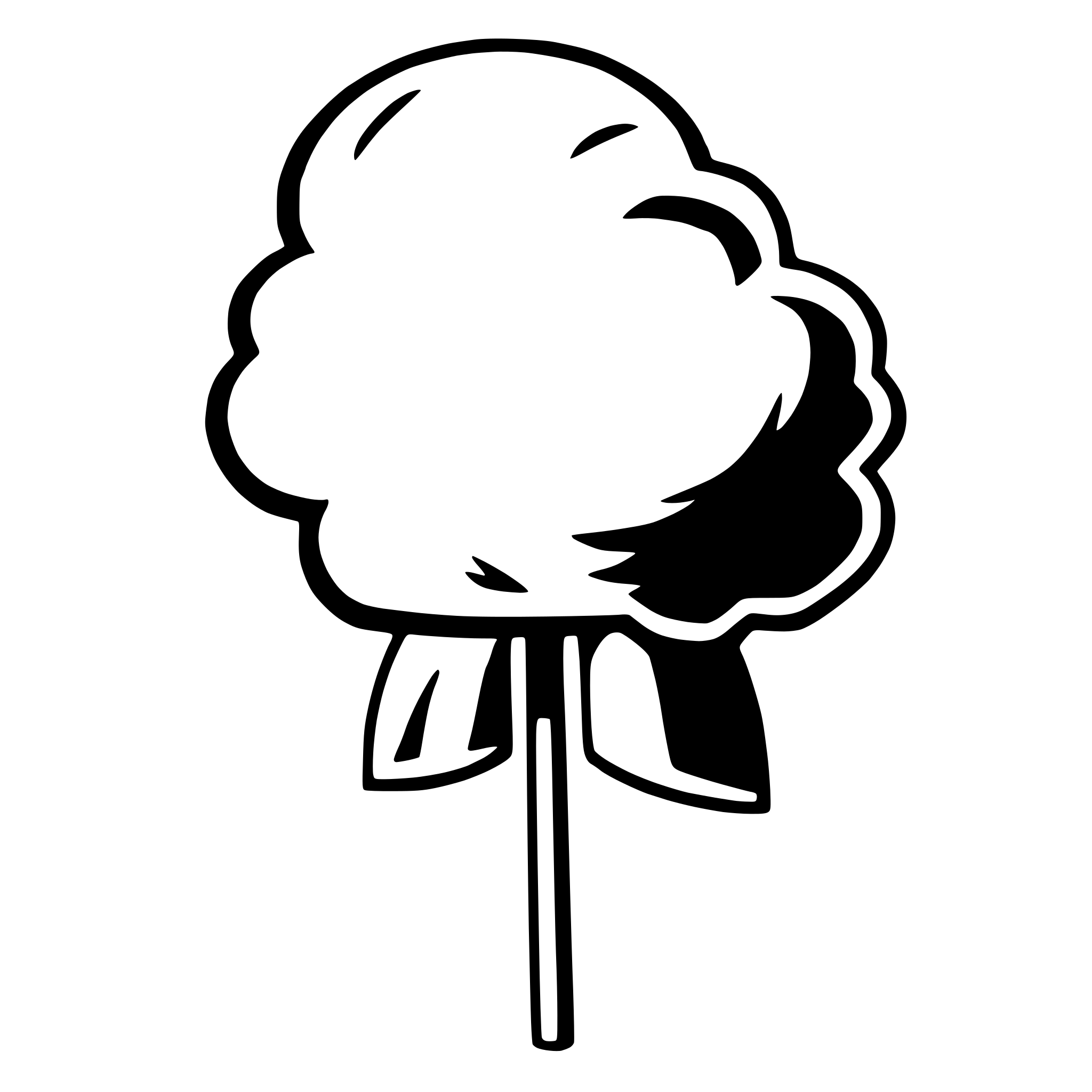 AI-generated SVG of a cotton candy